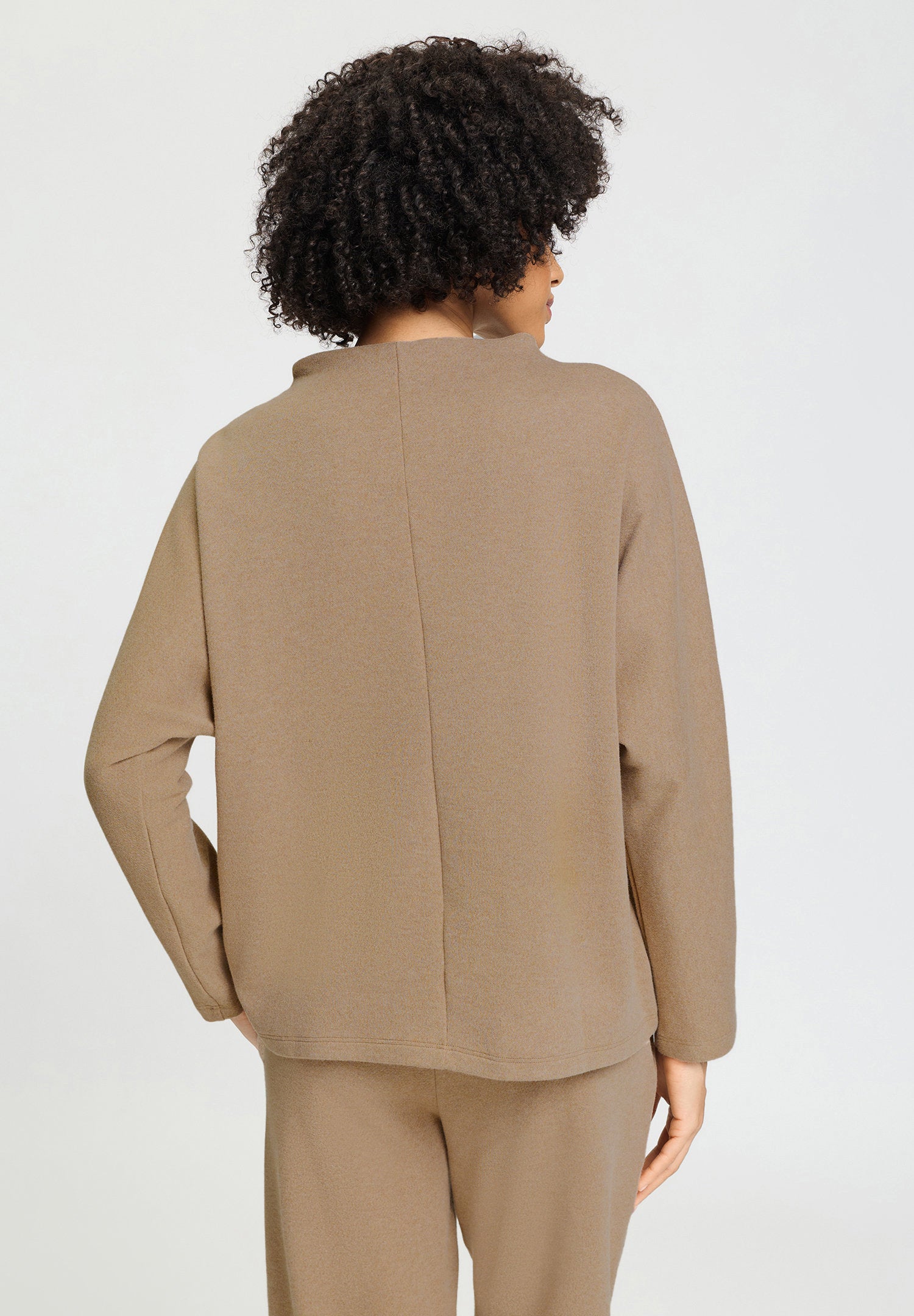 hanro-easy-wear-pullover-078929-desert-clay-baumwolle image 4