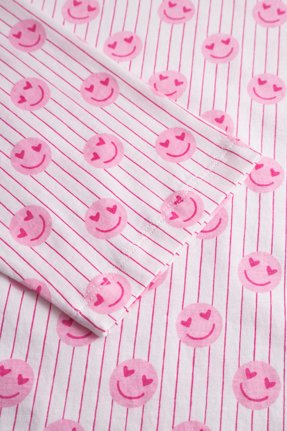 r-sch-be-happy-nachthemd-knielang-rosa-smiley-druck image 5