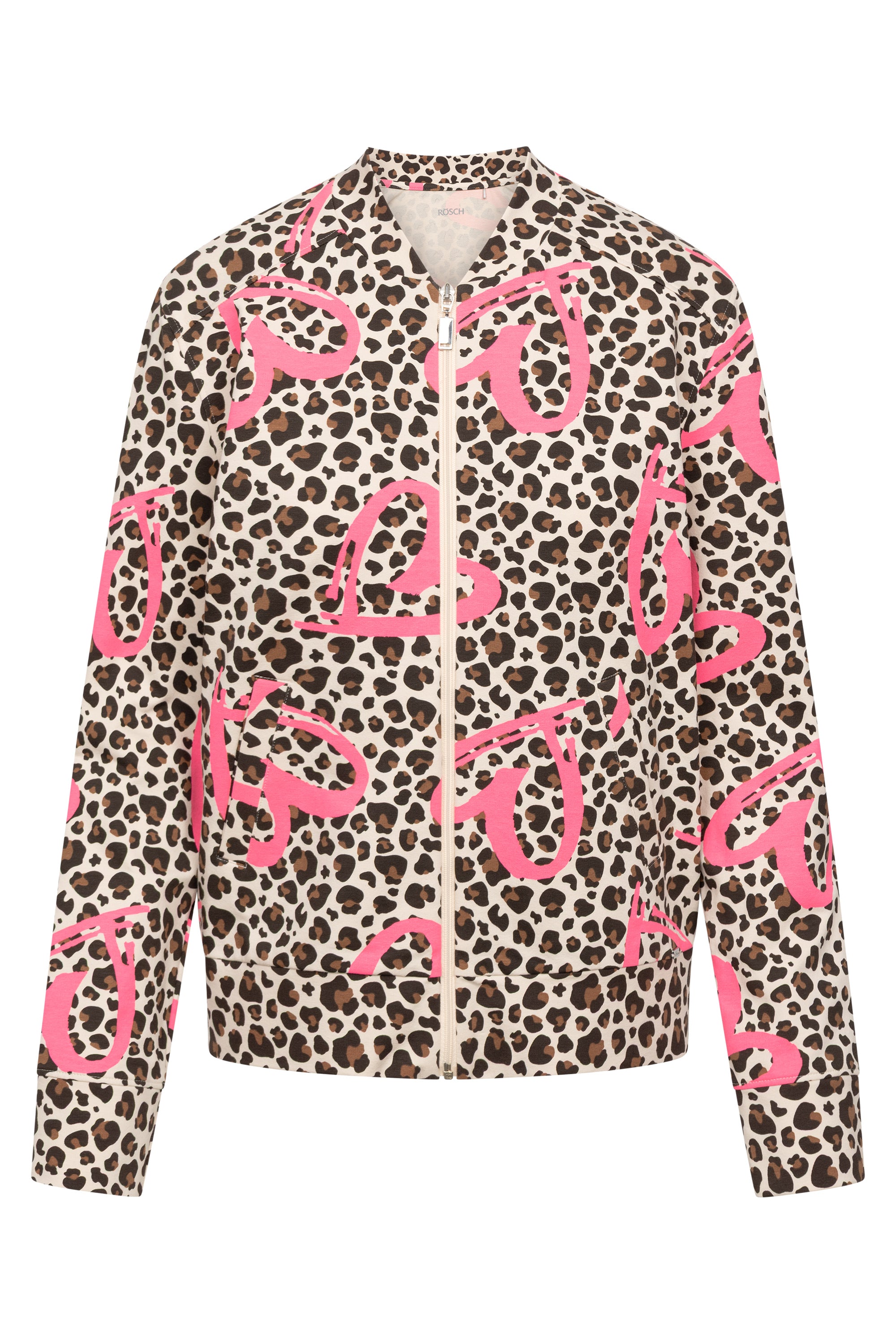 r-sch-be-happy-jacke-leo-herz-print-loungejacke-mehrfarbig-baumwolle image 2