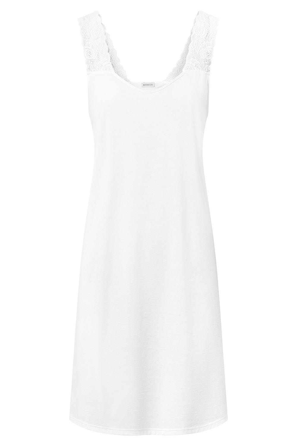 r-sch-be-happy-nachthemd-knielang-negligee-wei-spitze image 2