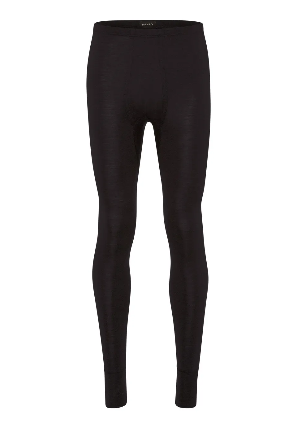 hanro-woolen-silk-longlegs-anthrazit-herren-merinowolle image 1