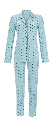 ringella-damen-pyjama-durchgekn-pft-baumwolle-punkte image 6