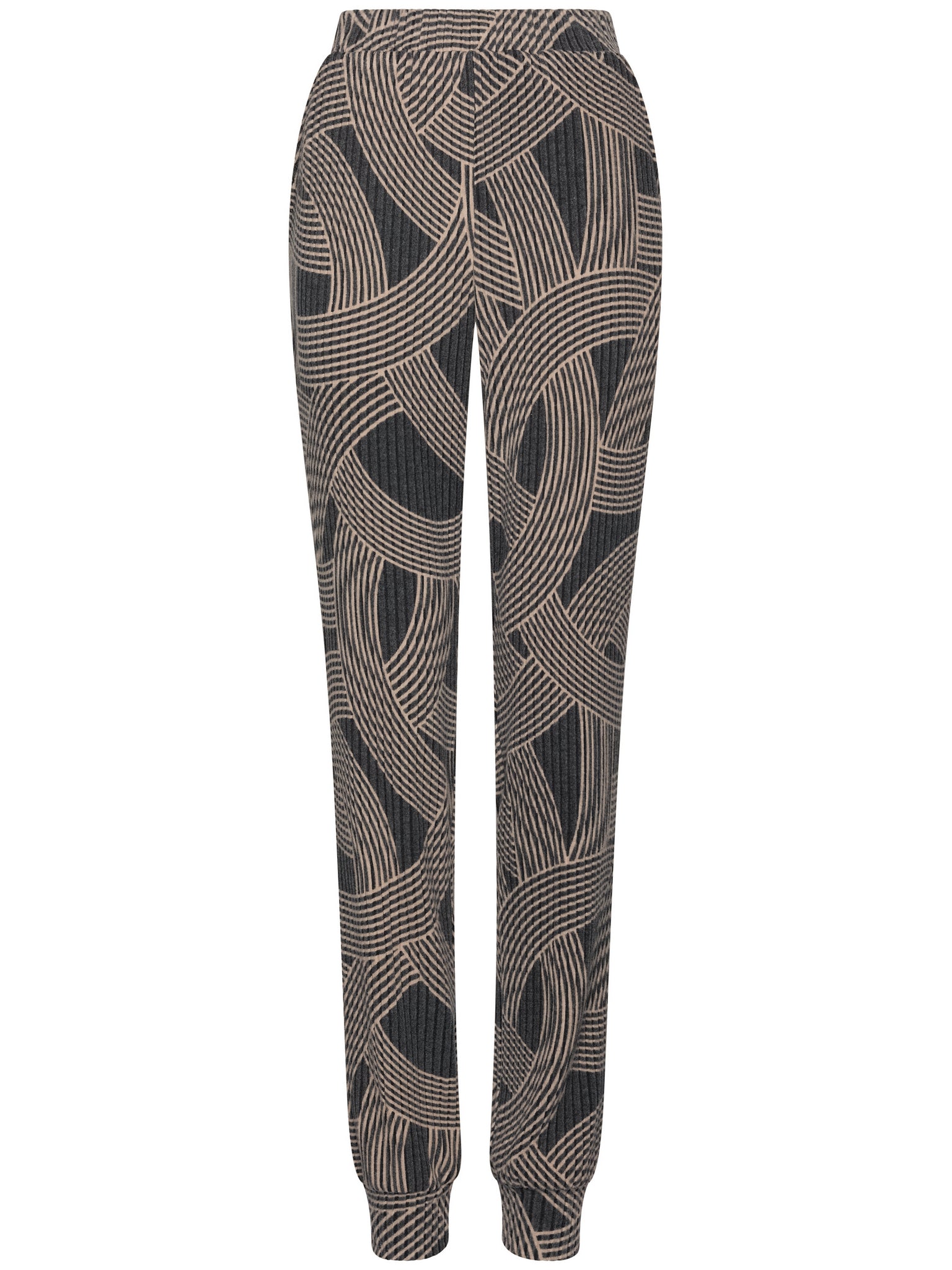 pastunette-premium-balance-pyjama-dunkelgrau-mit-print image 2