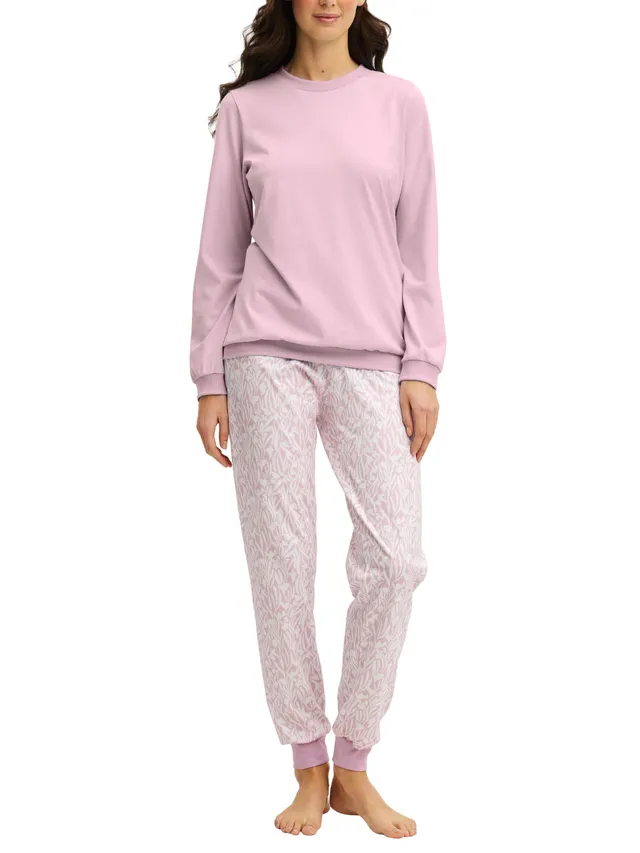 calida-blooming-nights-pyjamaset-damen-gr-44-46-mit-b-ndchen image 1