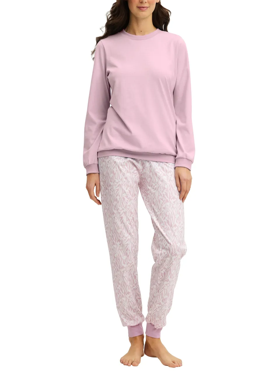 calida-blooming-nights-pyjamaset-damen-gr-44-46-mit-b-ndchen image 1