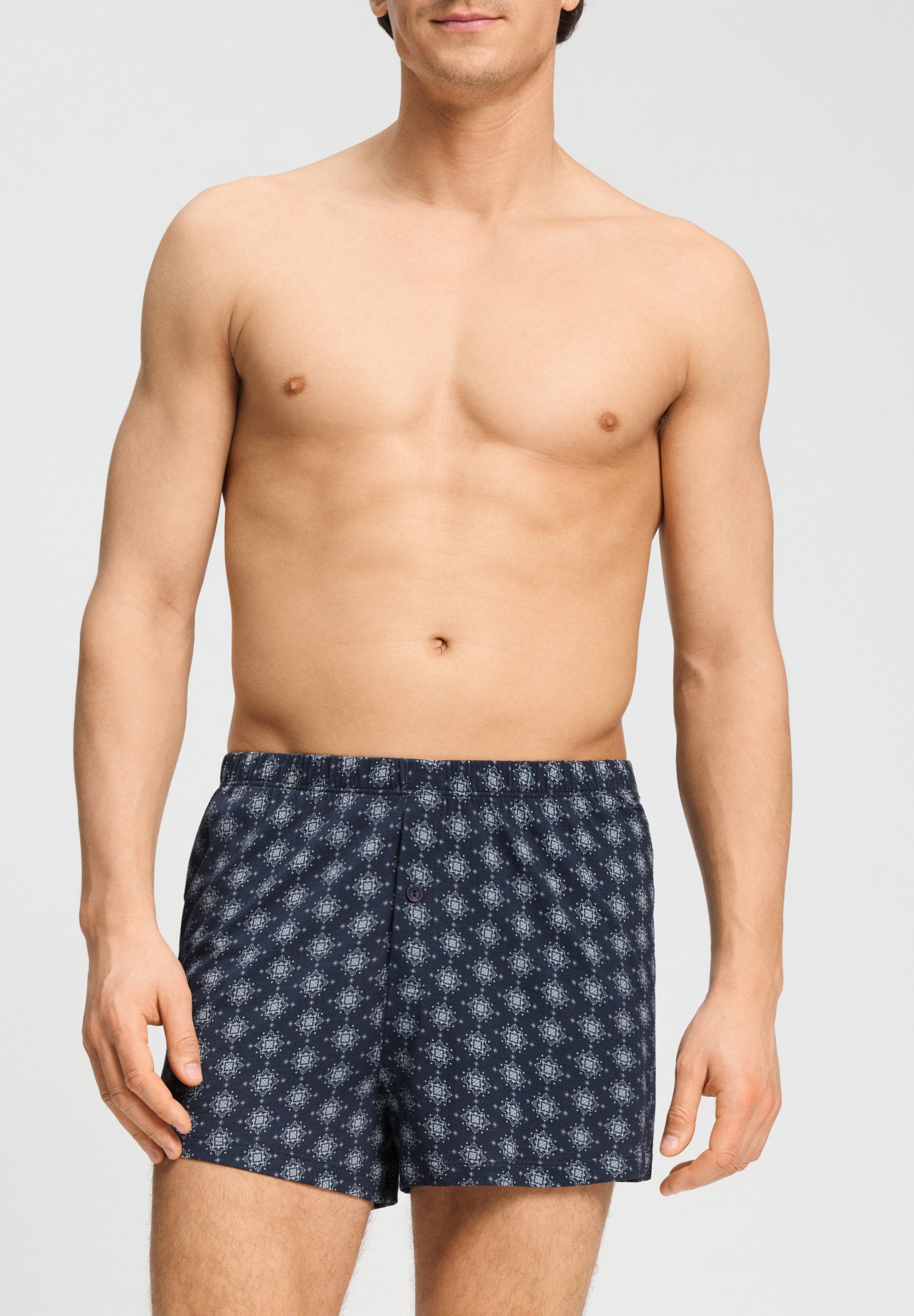 hanro-cotton-sporty-boxers-073507-boxershorts-celestial-night-herren image 2