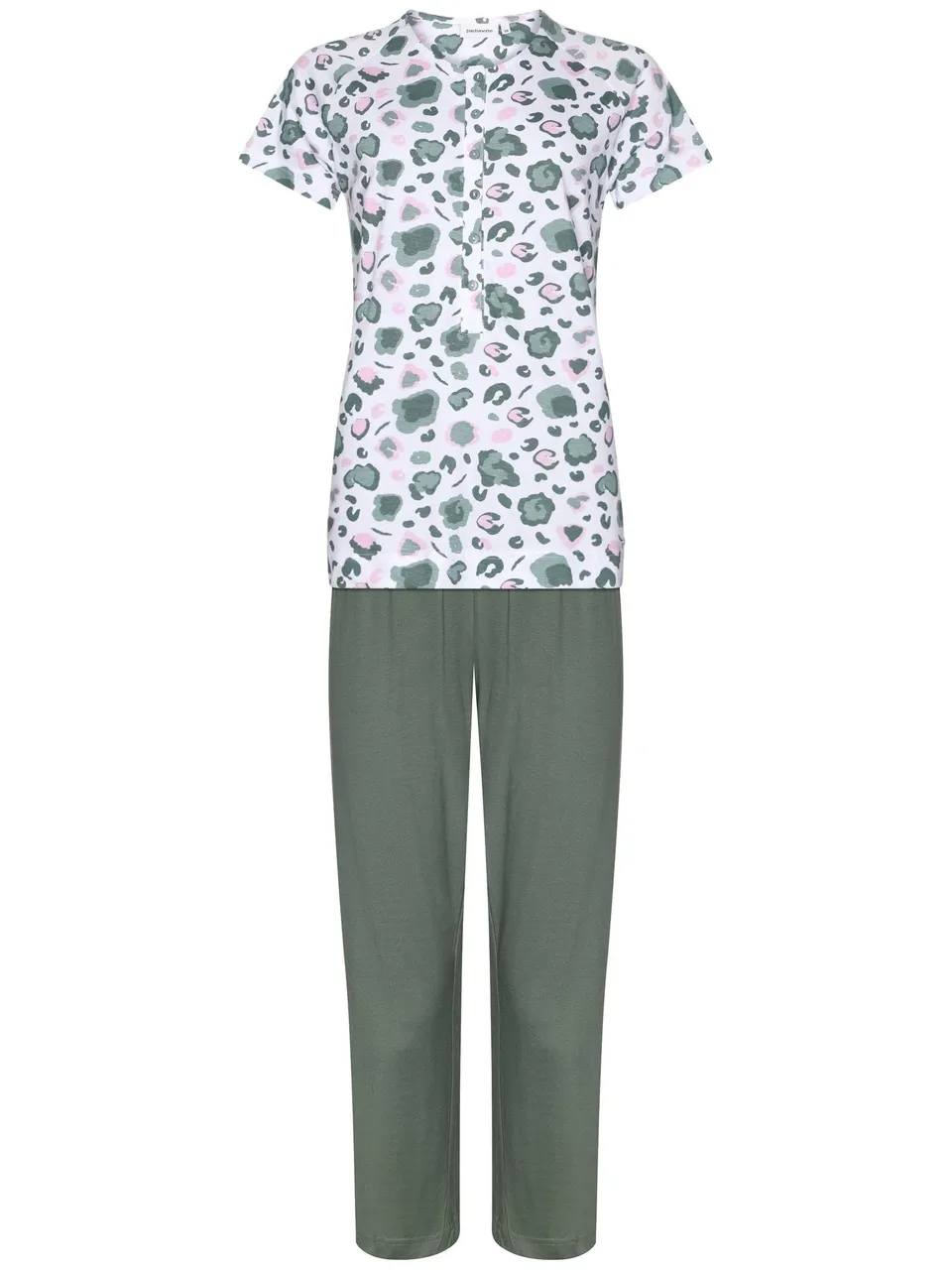 pastunette-green-breeze-pyjama-gr-n-bio-baumwolle image 1