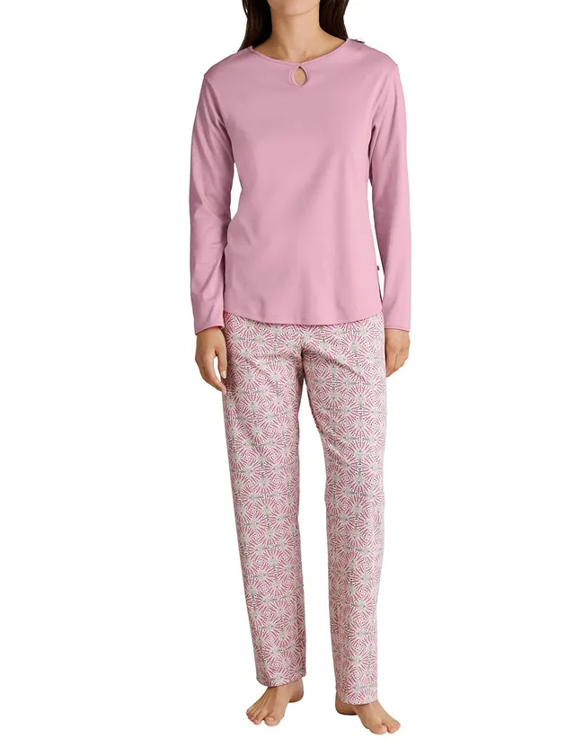 calida-sweet-dreams-damen-pyjama-lang-baumwolle image 1