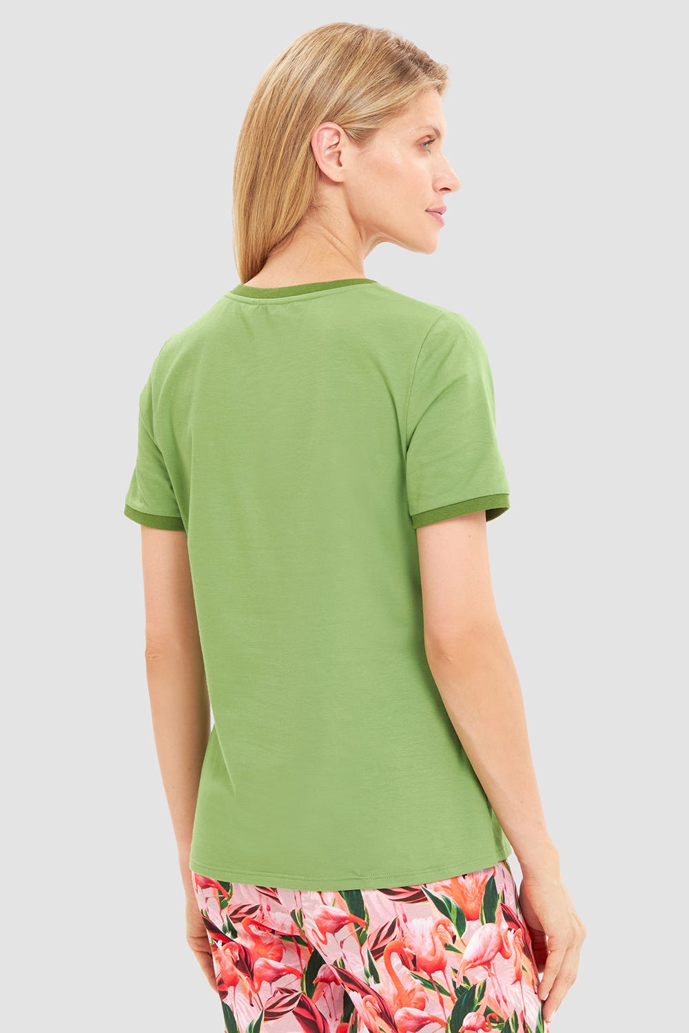 r-sch-be-happy-shirt-kurzarm-gr-n-flamingo-print image 3