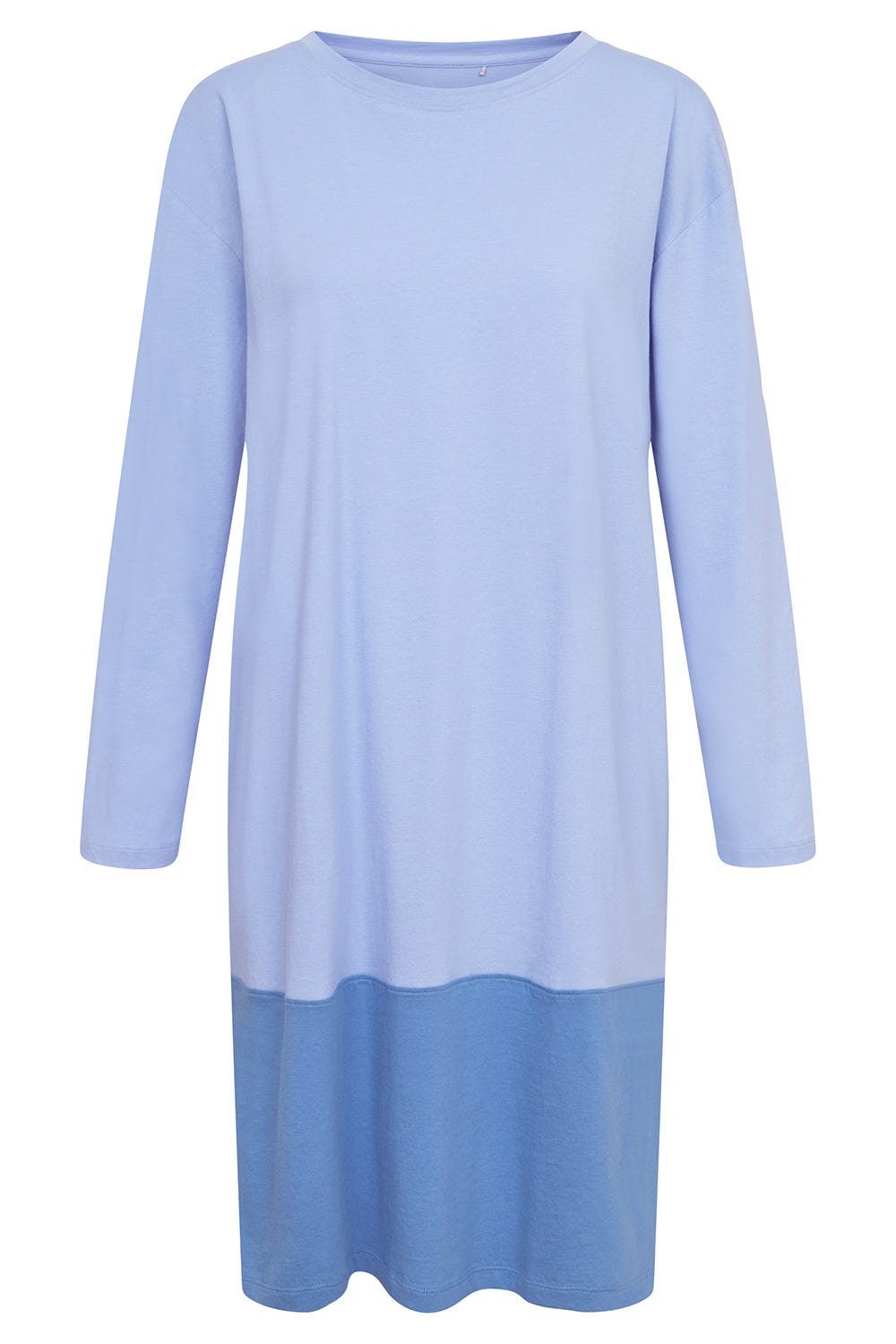 r-sch-be-happy-nachthemd-knielang-colourblocking-blau-2 image 2