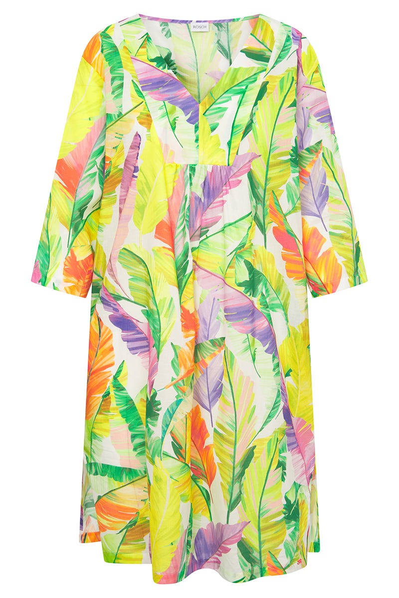 r-sch-be-happy-strandkleid-knielang-gr-n-baumwolle-v-ausschnitt image 2