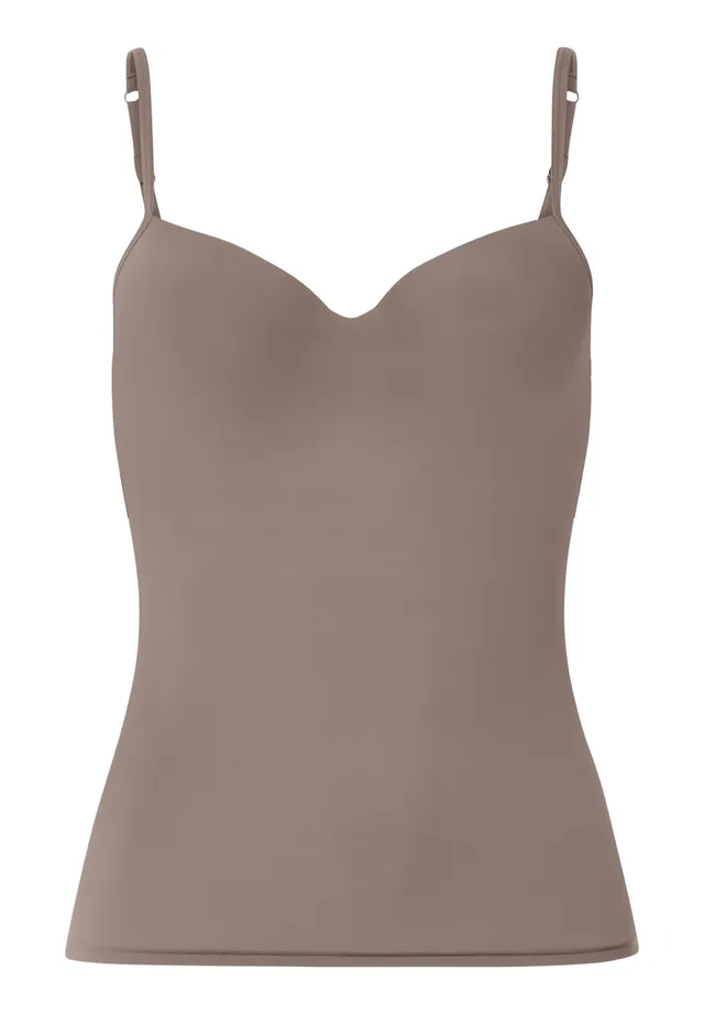 hanro-allure-padded-bra-camisole-bh-hemd-taupe-b-gel image 1