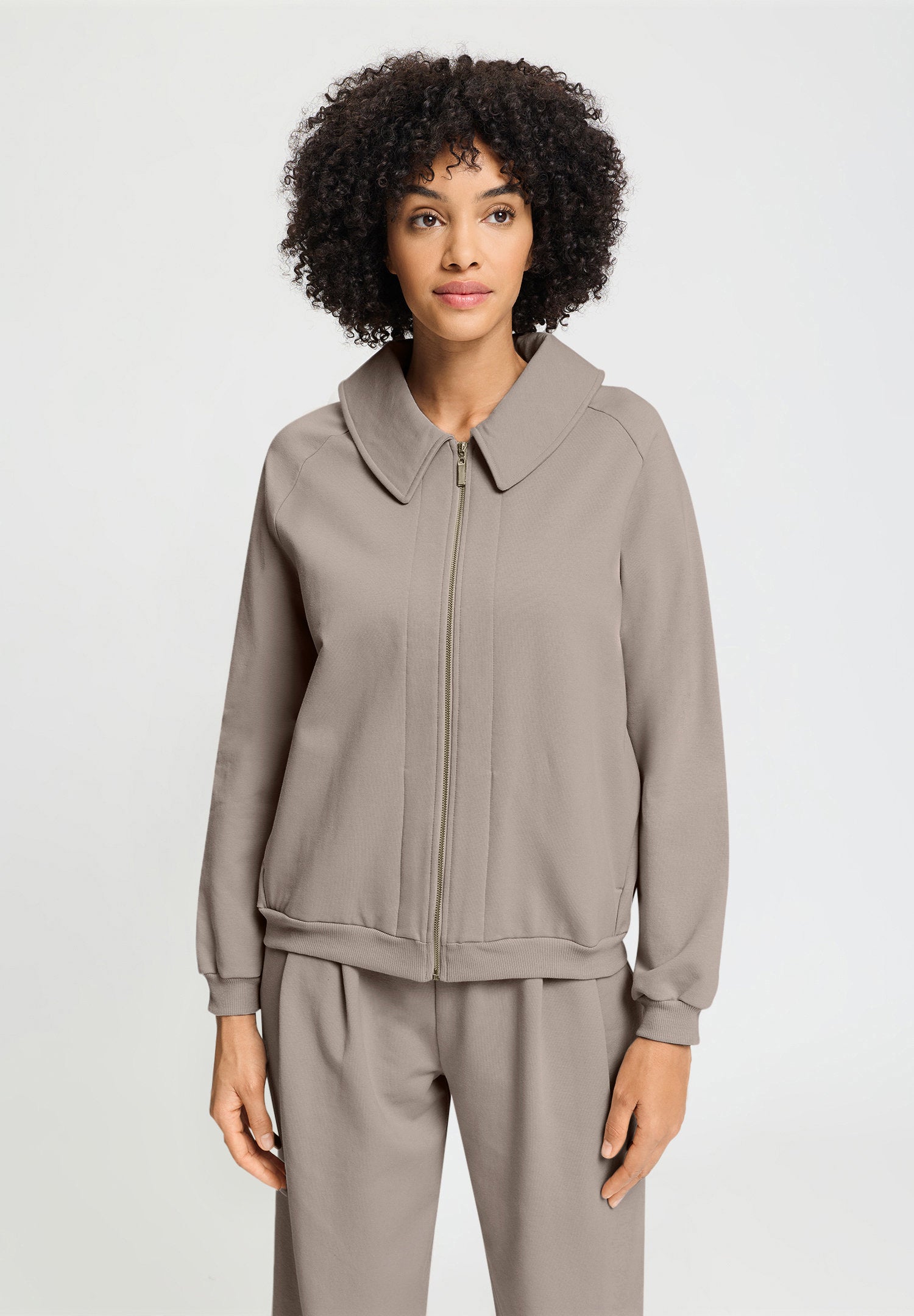hanro-natural-living-078935-cardigan-rose-grey-baumwolle image 3