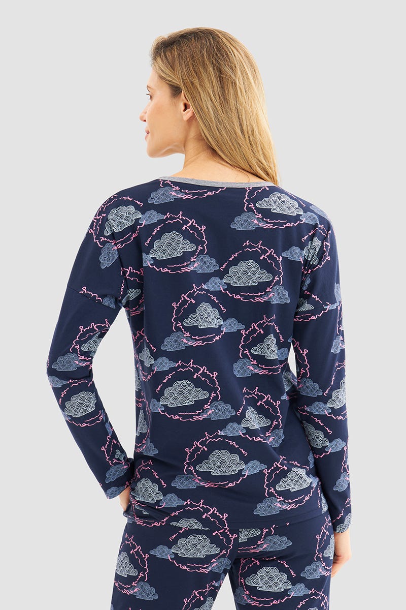 r-sch-be-happy-shirt-langarm-blau-mit-wolkenprint image 3