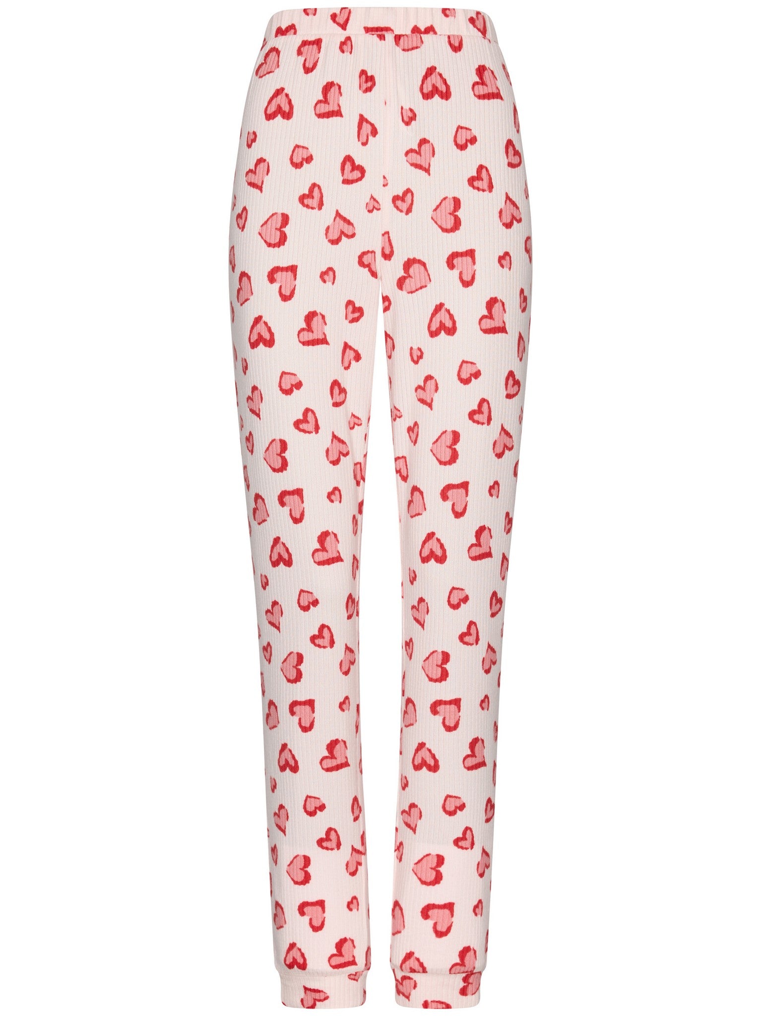 myrebelle-endless-love-damen-pyjama-rosa-herzen-fleece image 8