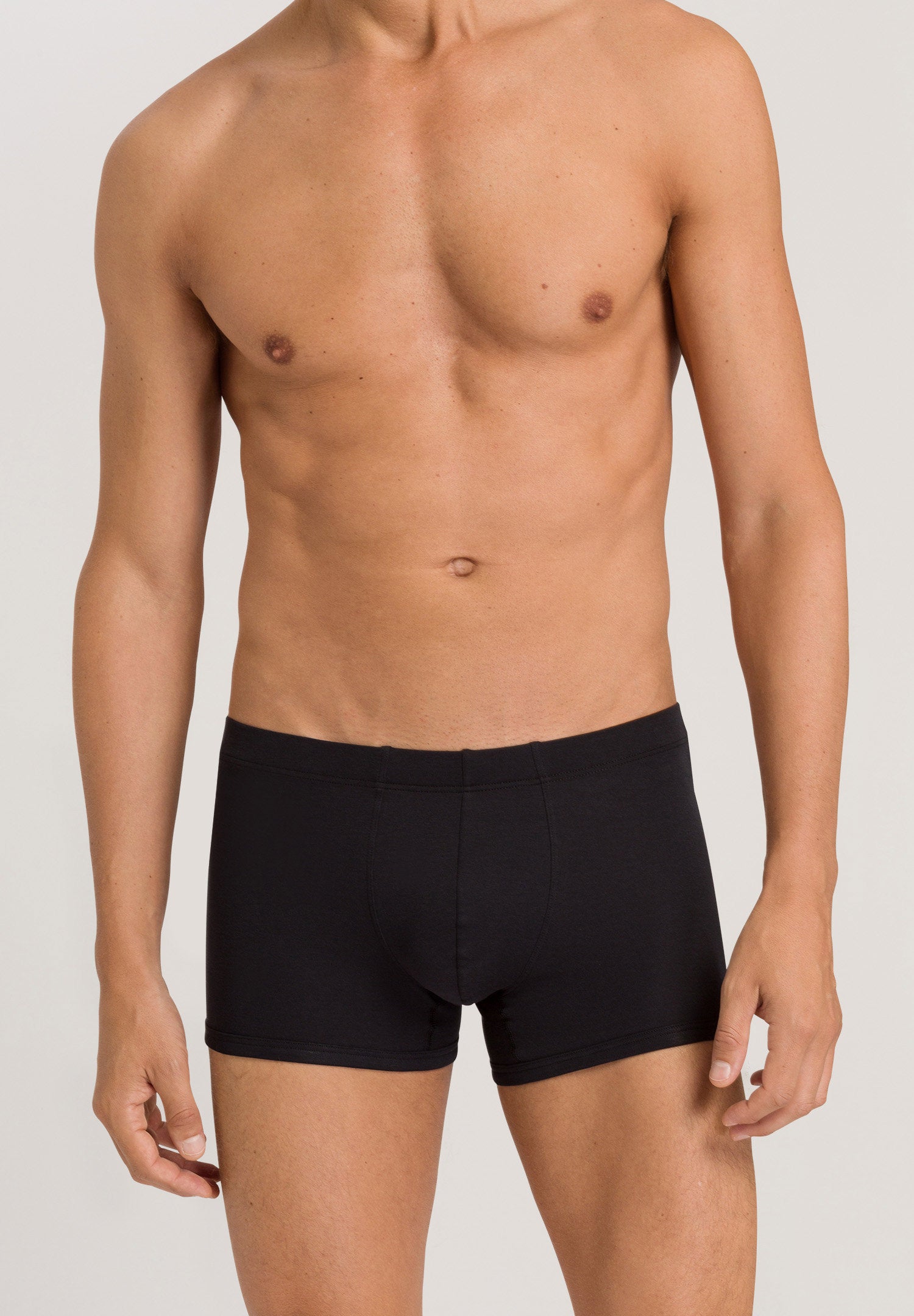 hanro-sea-island-cotton-pyjamahose-schwarz-baumwolle-interlock image 2