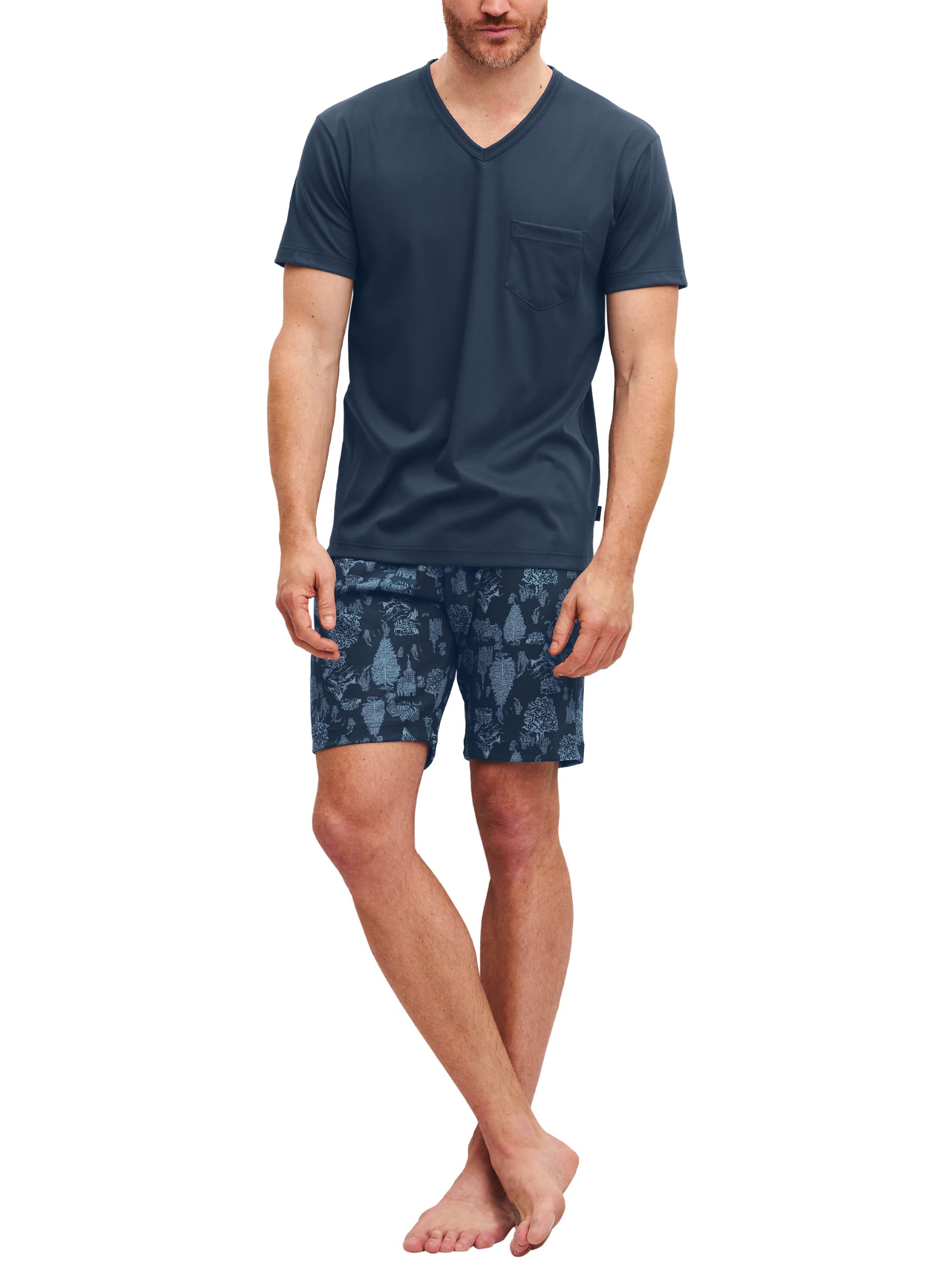calida-relax-streamline-kurz-pyjama-herren-gr-e-50 image 1