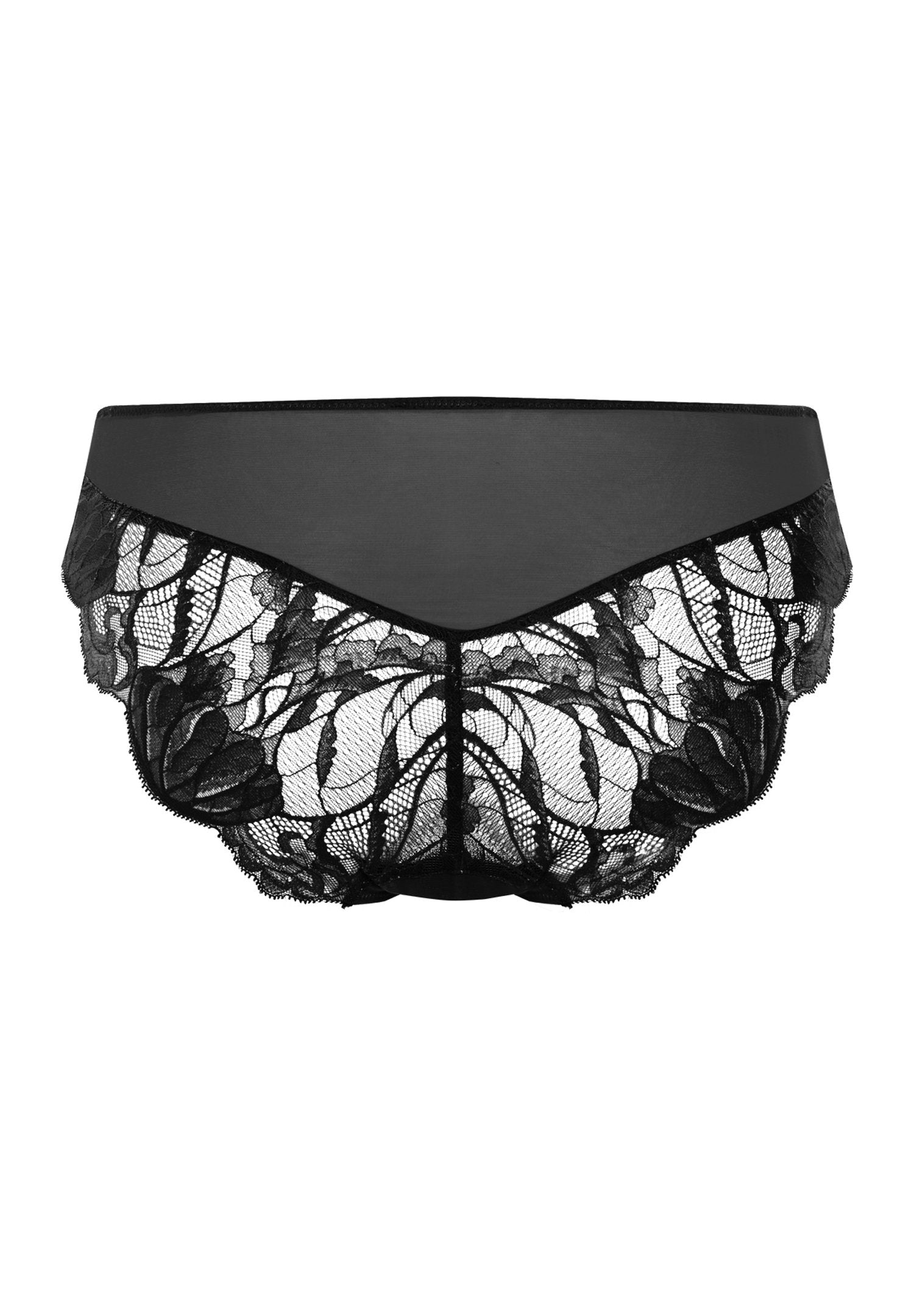 hanro-lysia-midi-briefs-slip-schwarz-mit-spitze image 3