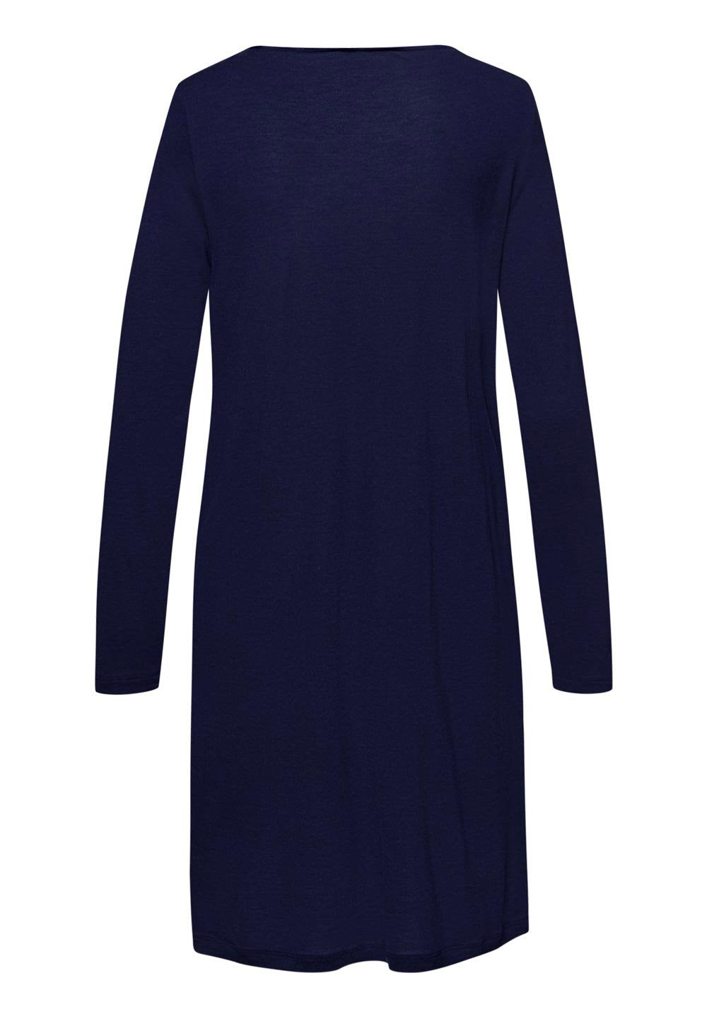 hanro-natural-wear-dress-kleid-evening-blue-tencel-langarm image 3