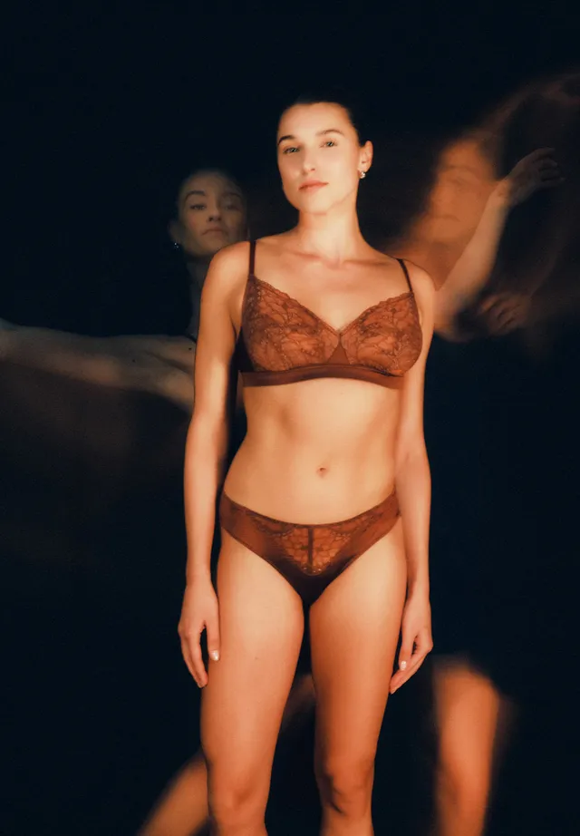hanro-azelia-soft-cup-bra-triangel-bh-cinnamon image 1