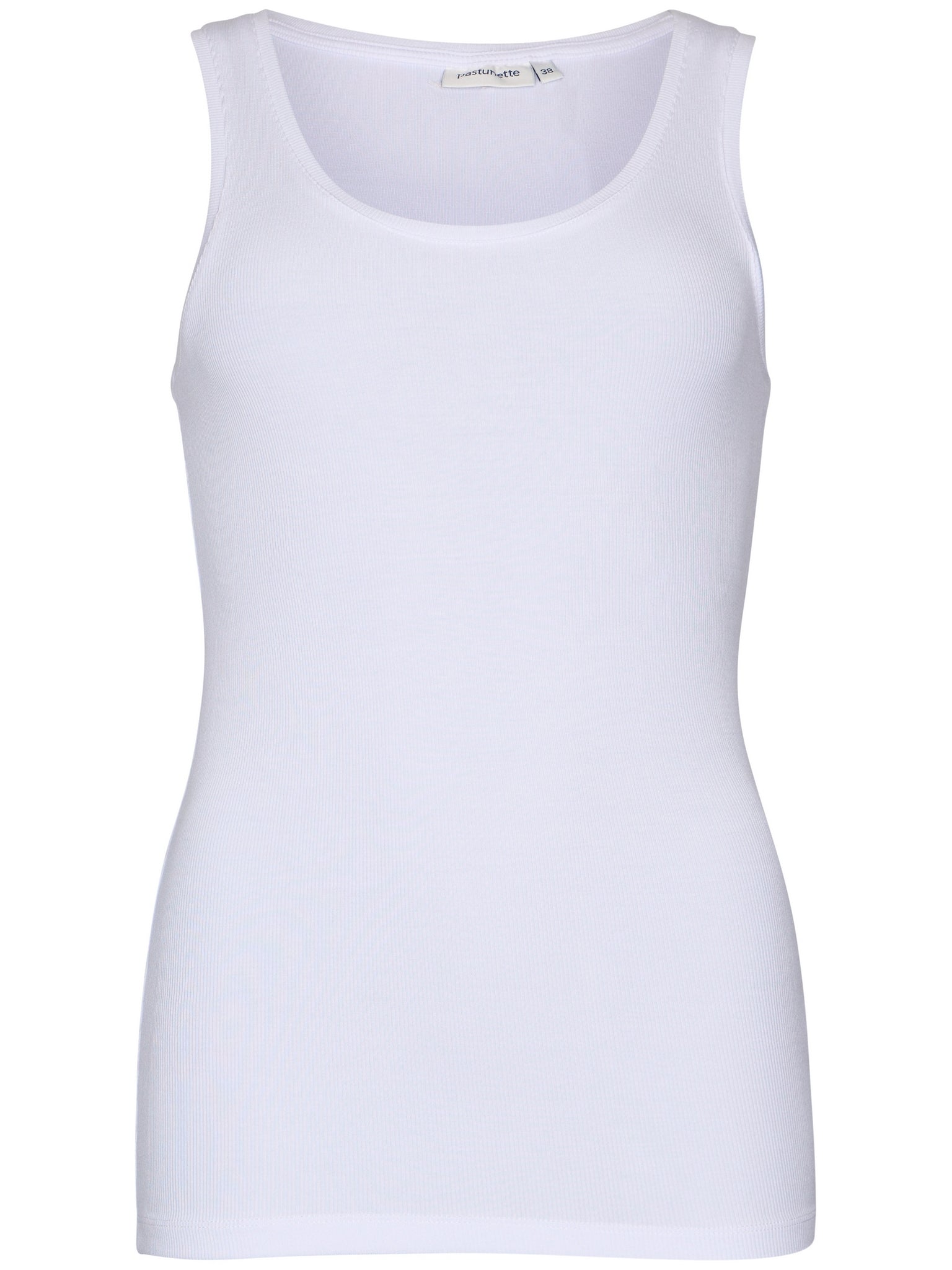 pastunette-beach-basic-tanktop-viskose-wei-uni image 1