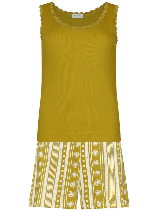 myrebelle-sunny-holiday-shortama-gr-n-bio-baumwolle image 1