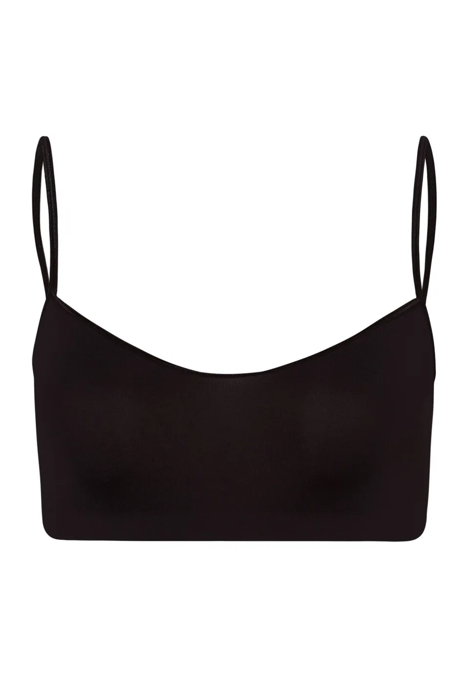 hanro-touch-feeling-crop-top-schwarz-microfaser-bustier image 1