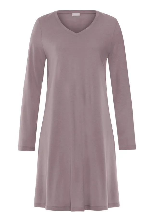 hanro-sleep-lounge-nachthemd-074847-damen-stormy-rose-modal image 1