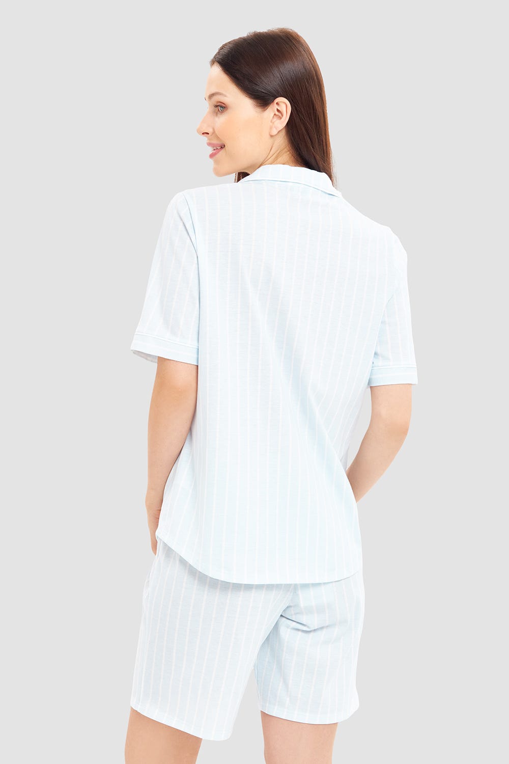 r-sch-be-happy-pyjama-kurz-schlafanzug-blau-bermuda image 3