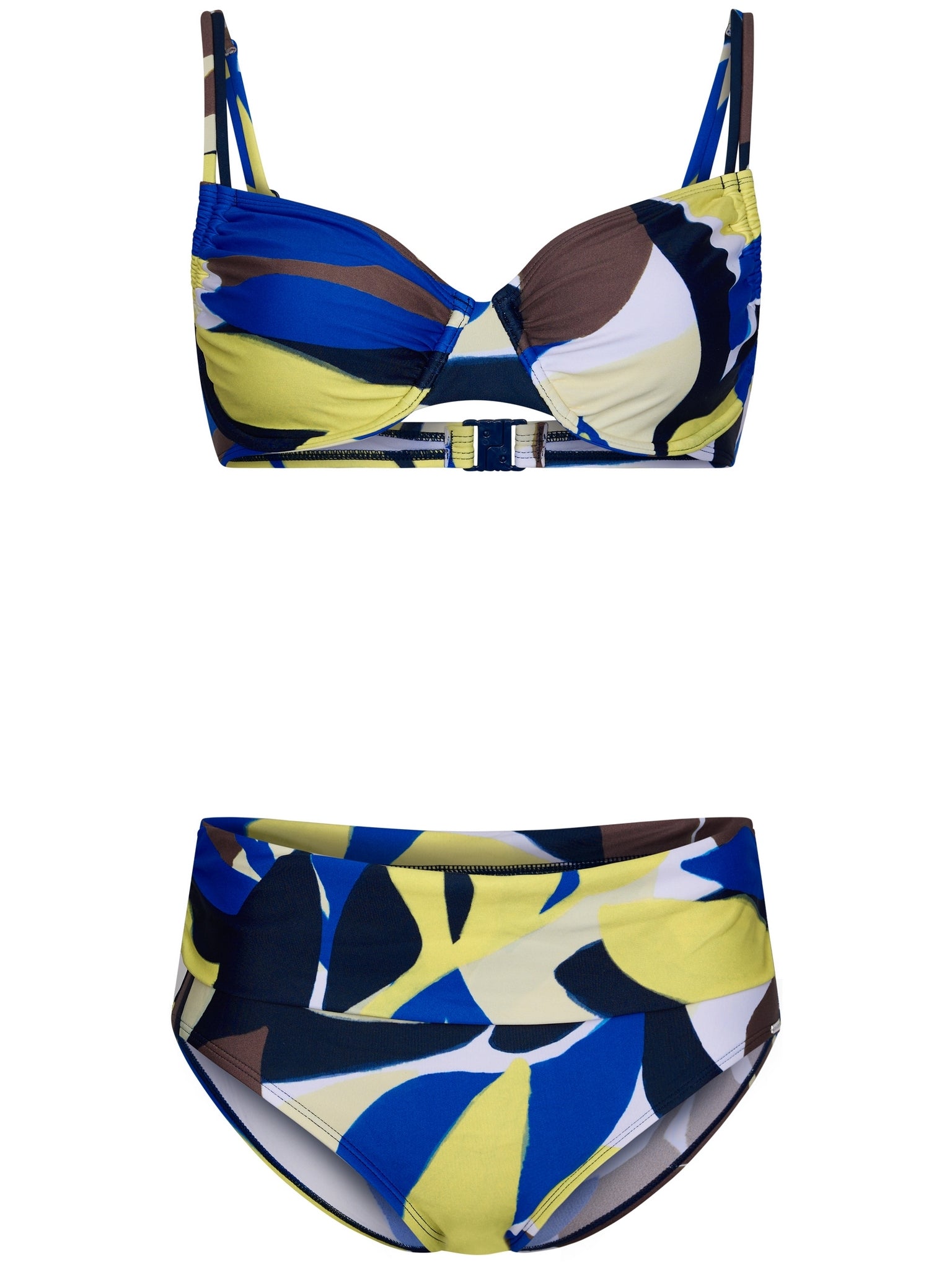 pastunette-beach-leaves-bikini-blau-mit-b-gel image 1