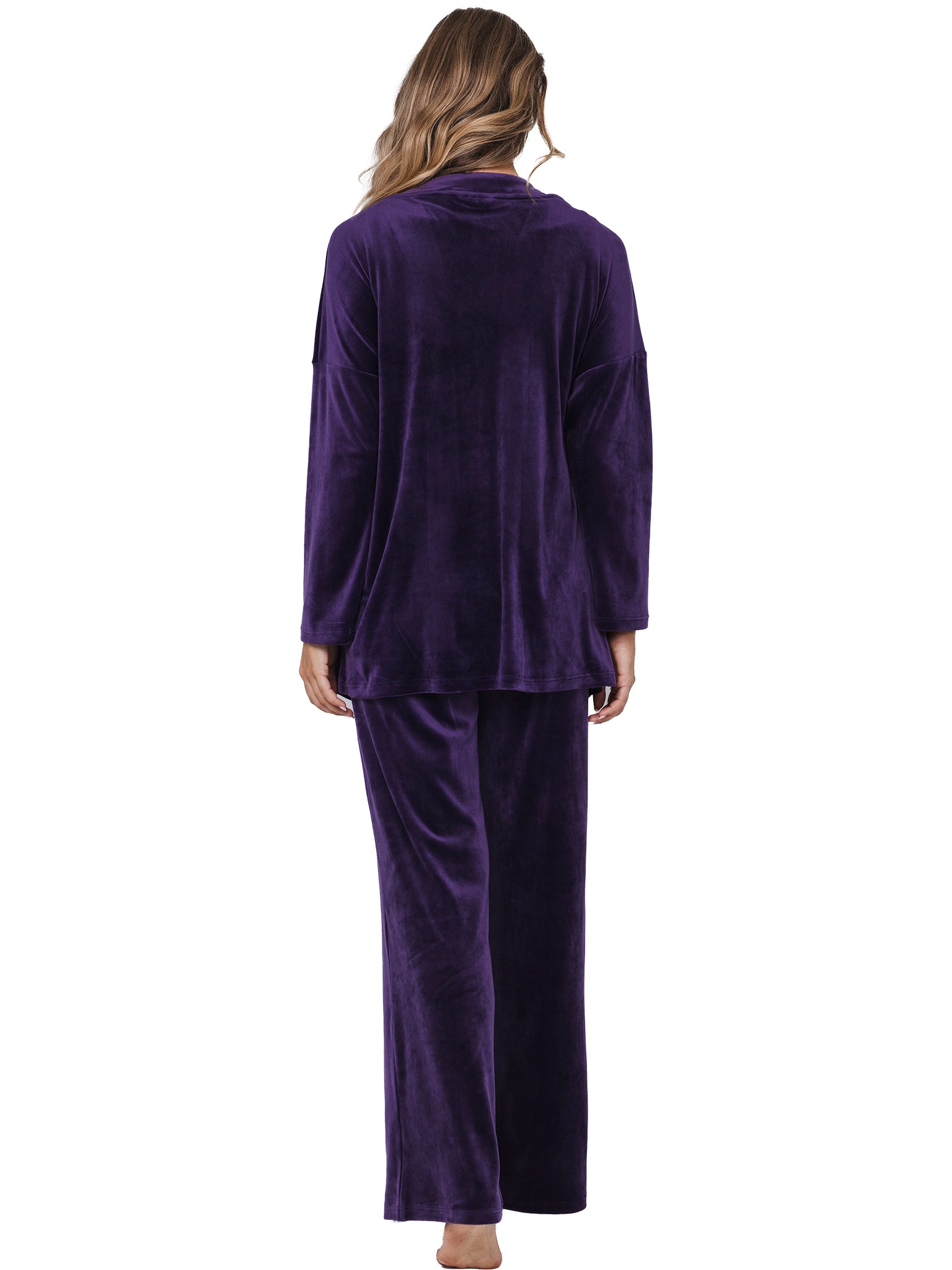 pastunette-premium-dark-orchid-hausanzug-lila-3-teilig image 4