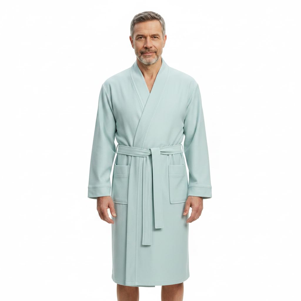 ringella-women-men-bademantel-frottee-unisex-wei-langarm image 6