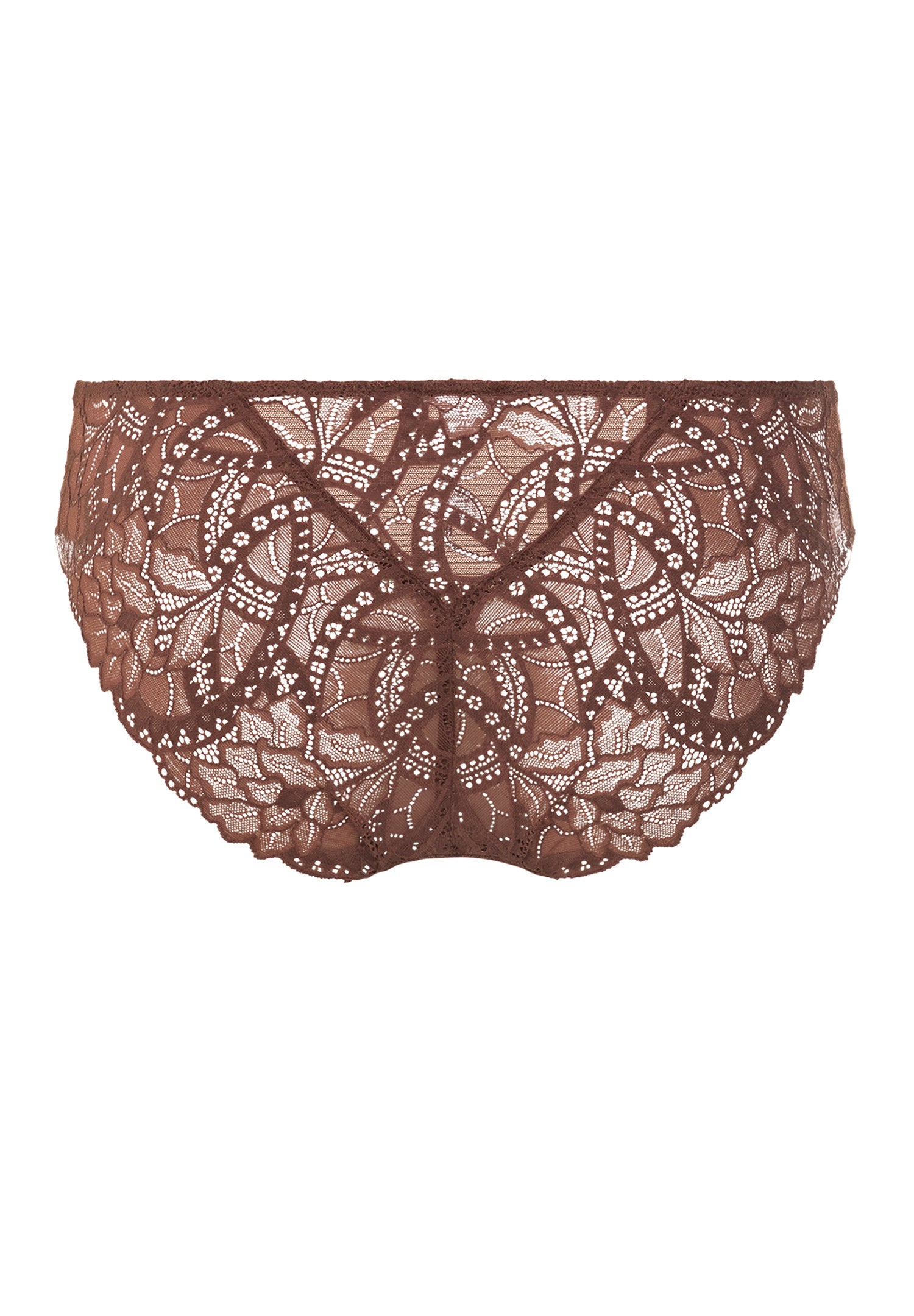 hanro-azelia-mini-briefs-slip-damen-cinnamon-spitze image 3