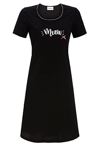 ringella-sleepshirt-meow-motivdruck-baumwolle-kurz image 2