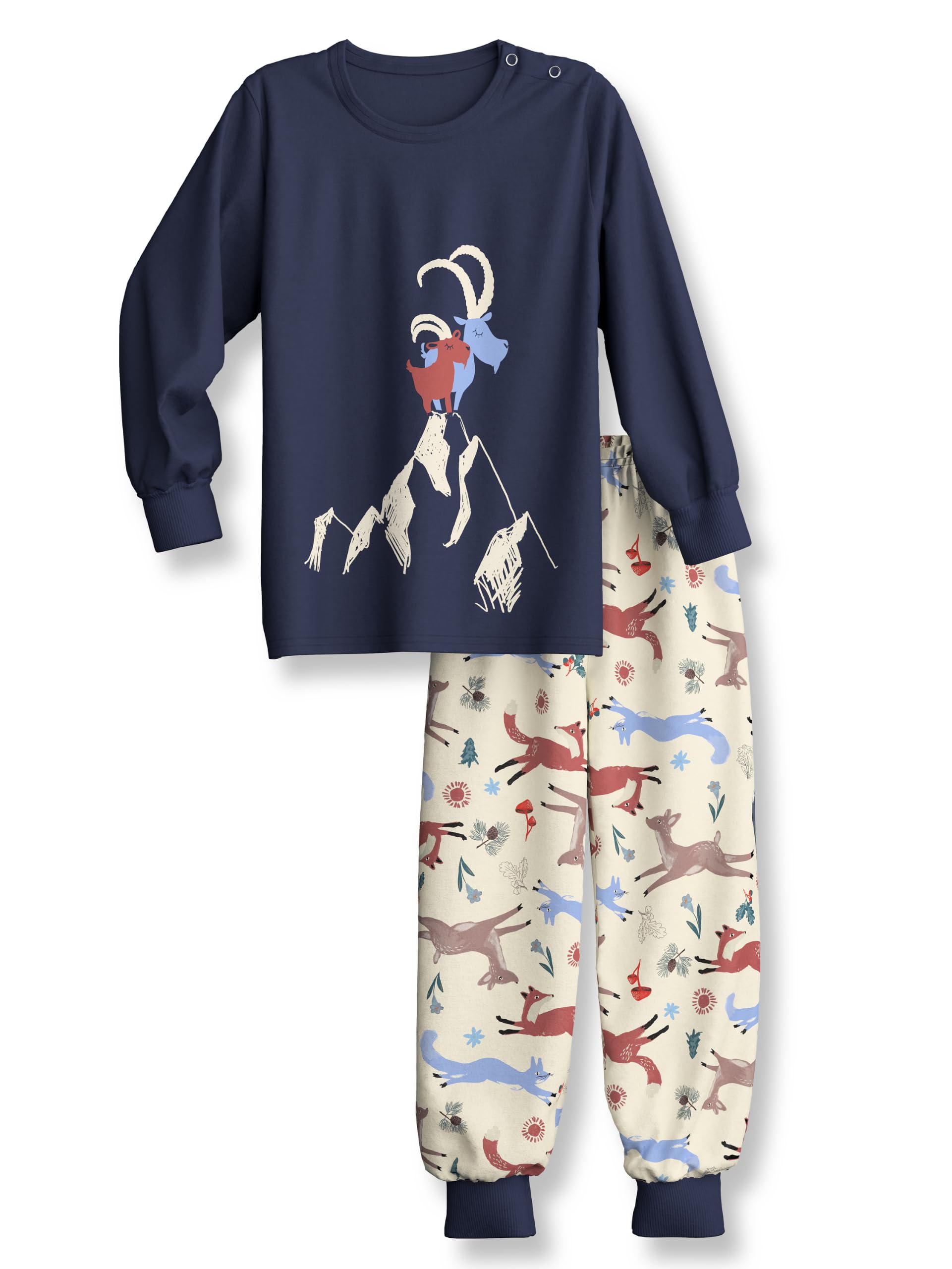 calida-favourites-sleep-pyjama-blau-kinder-92-98-baumwolle image 4