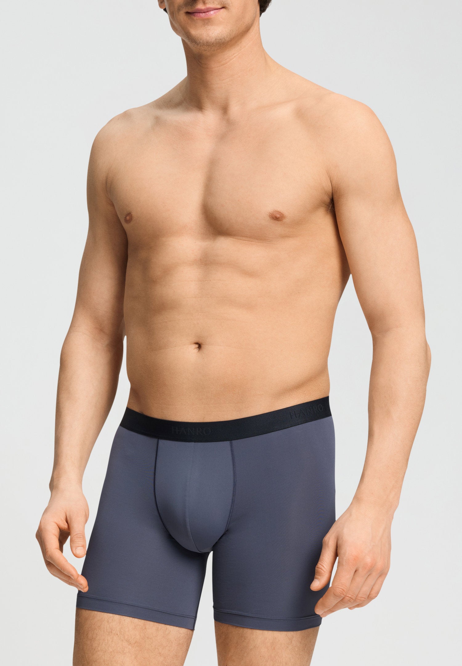 hanro-micro-touch-shorts-microfaser-stormy-gray image 2