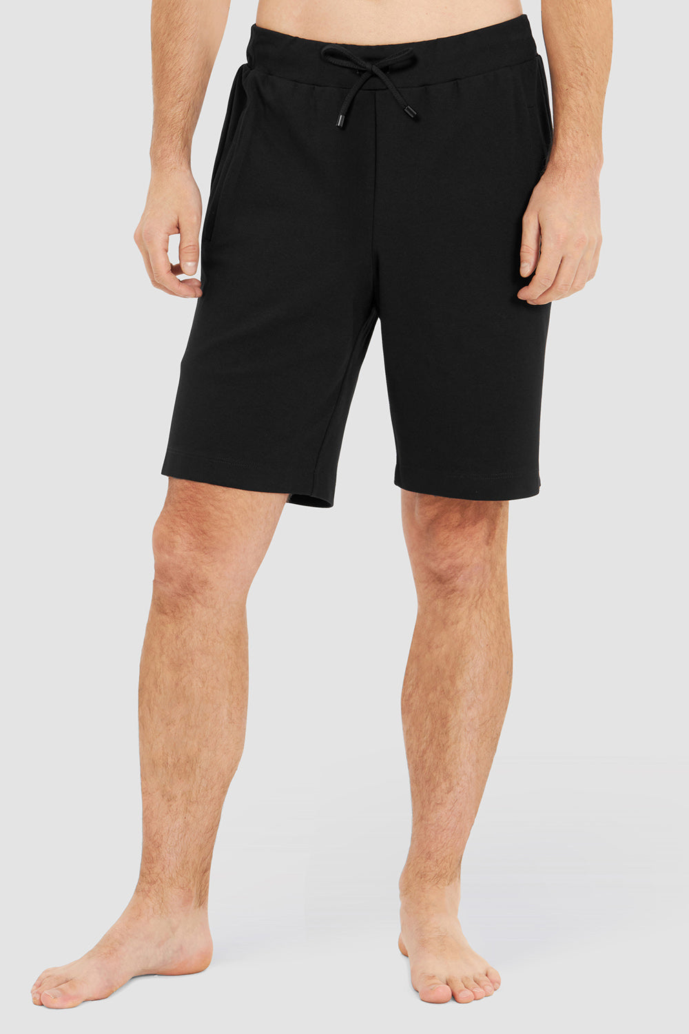r-sch-be-happy-herren-loungehose-kurz-schwarz-bermuda image 1