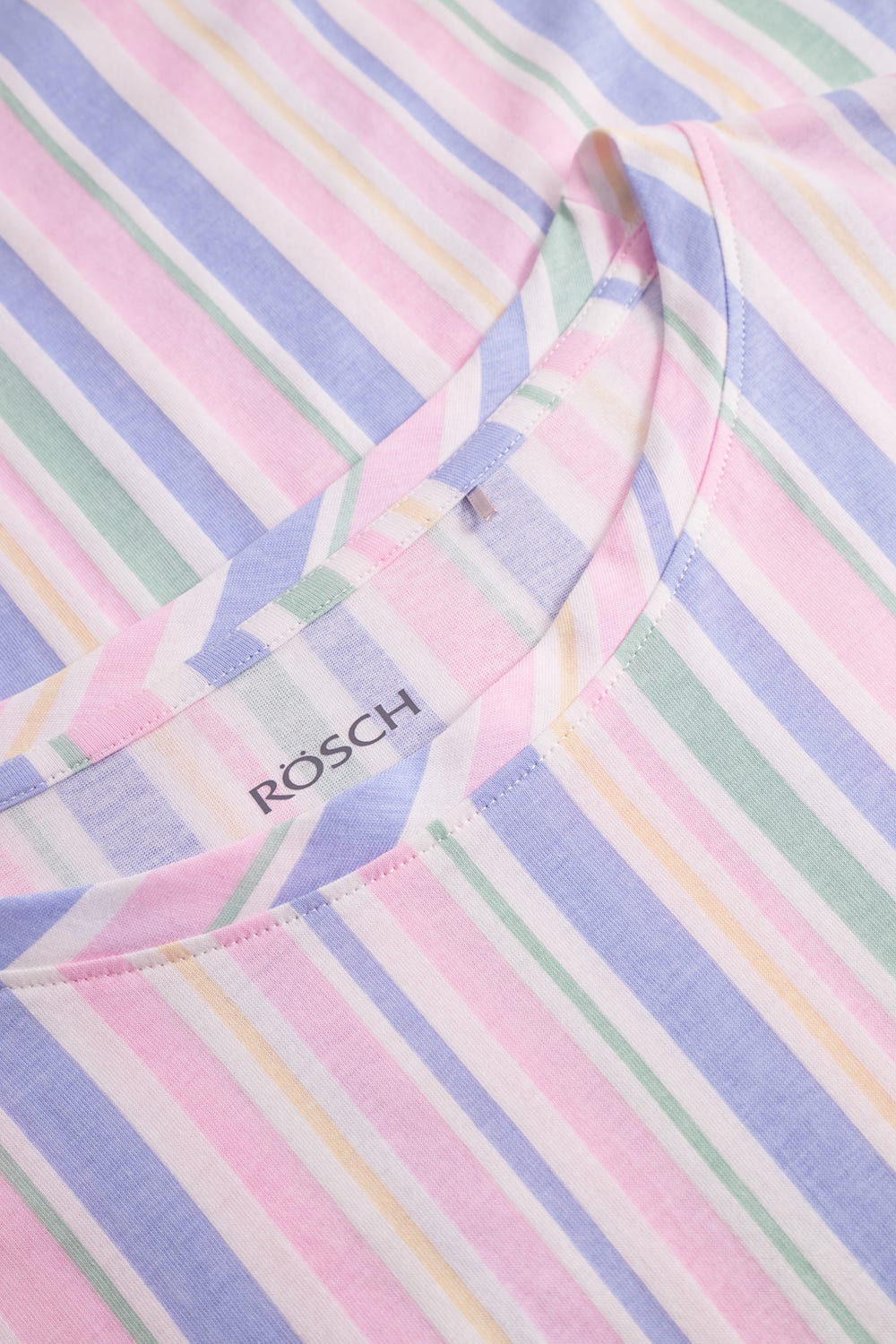 r-sch-be-happy-nachthemd-knielang-streifendruck-rosa image 4
