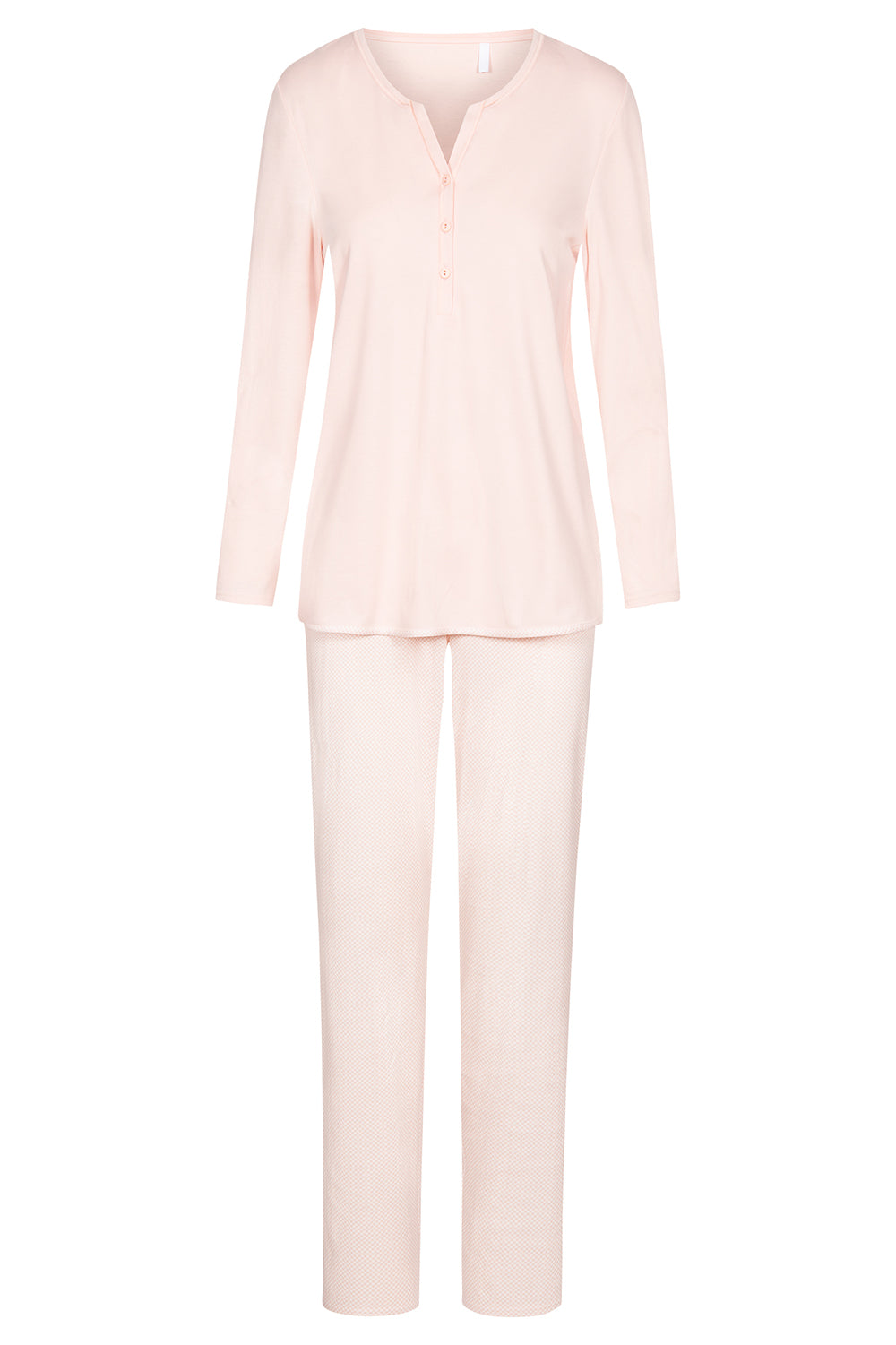 r-sch-be-happy-pyjama-lang-punktedruck-schlafanzug-blau image 8