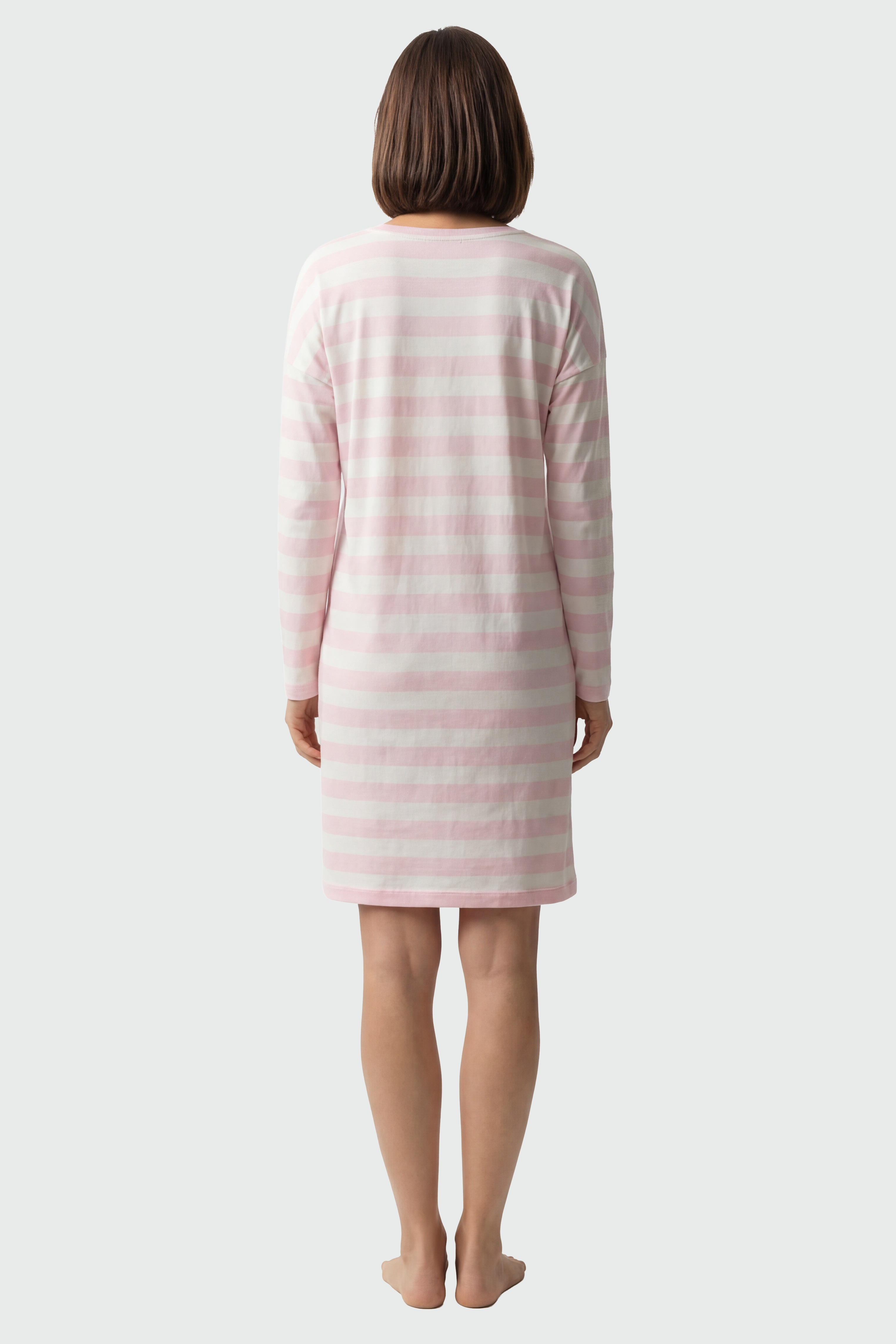 r-sch-be-happy-nachthemd-knielang-pink-baumwolle image 3