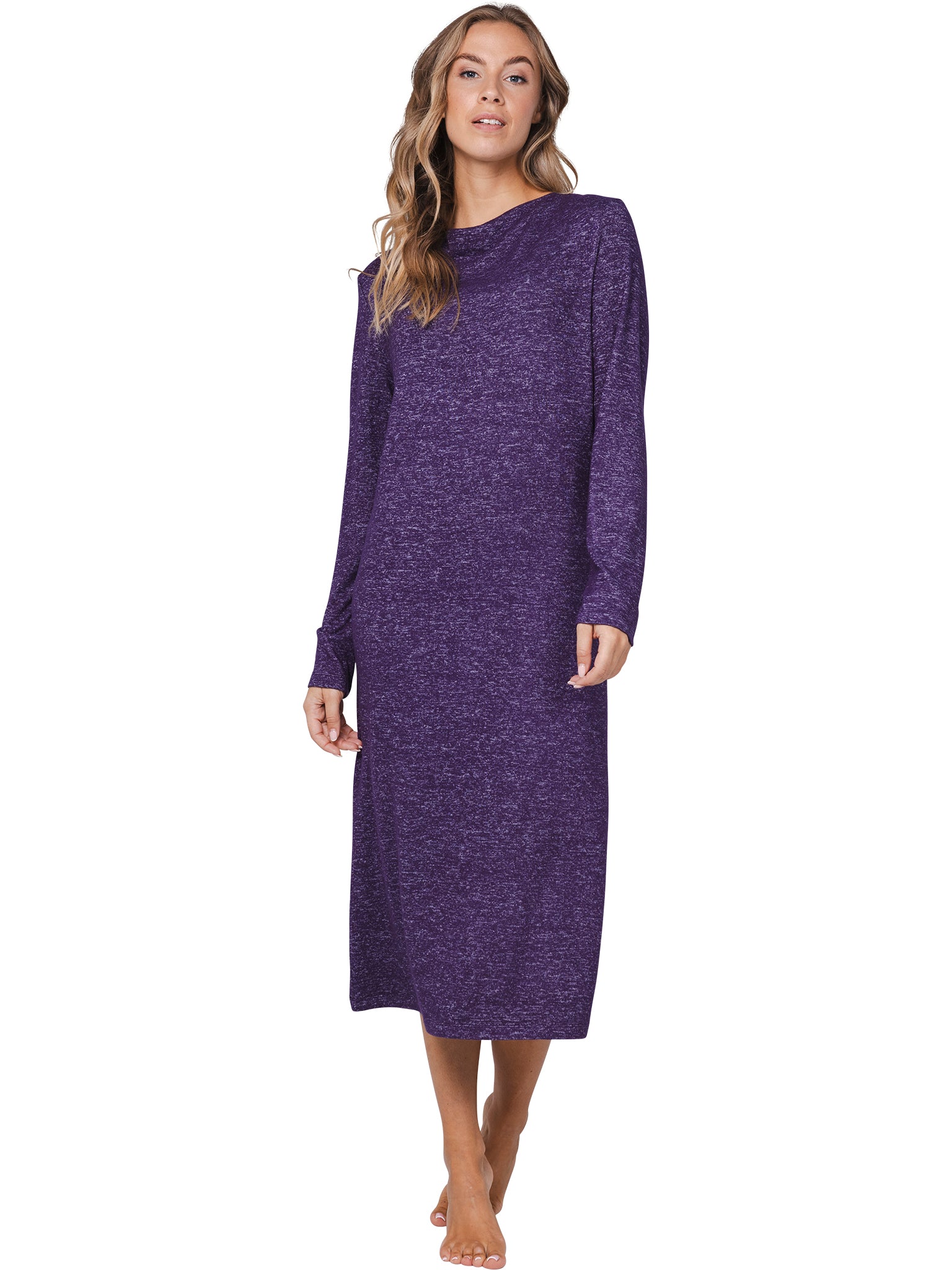 pastunette-premium-dark-orchid-loungekleid-lila-115-cm image 2