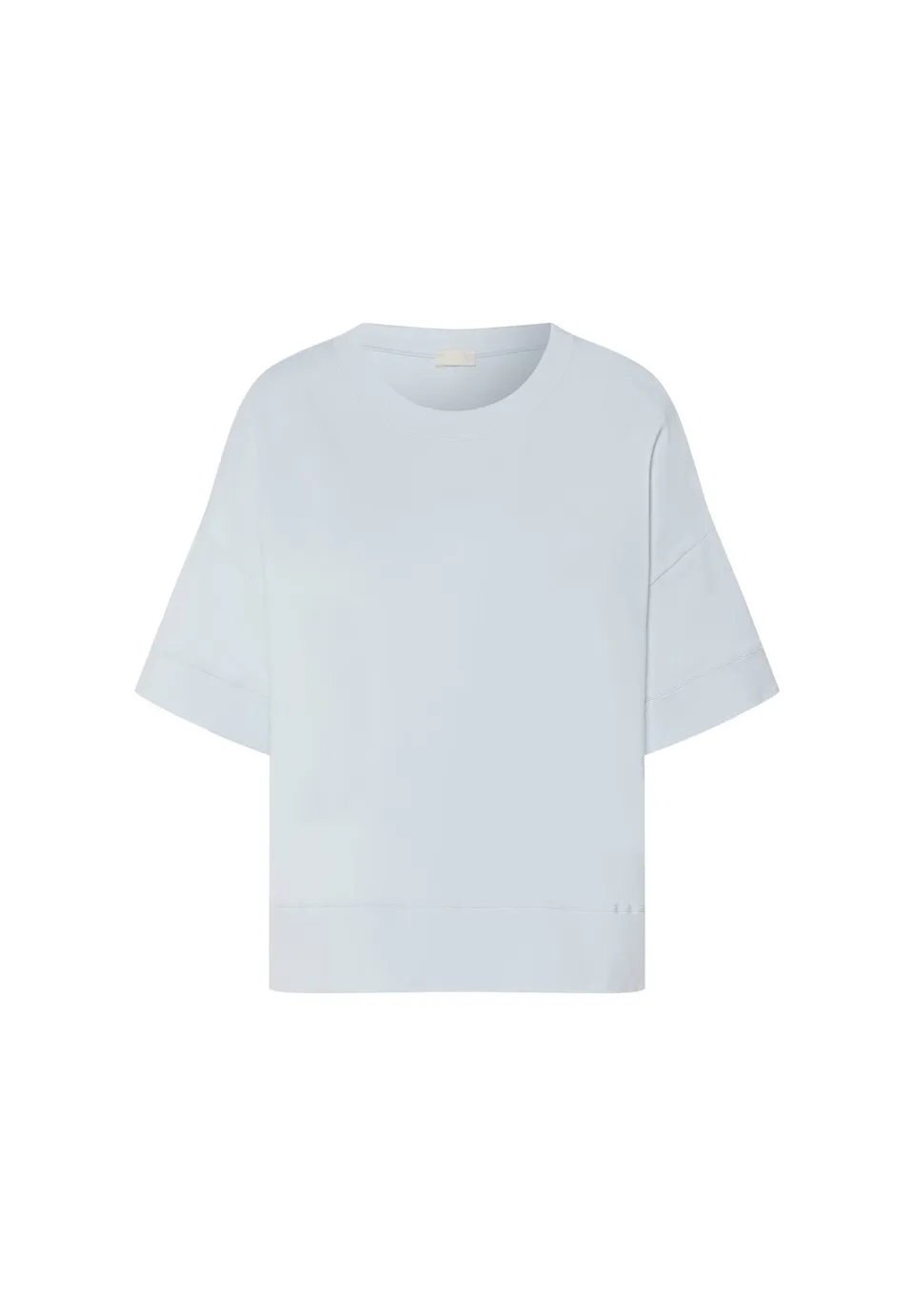 hanro-natural-living-078896-sweatshirt-watery-blue-bio image 1