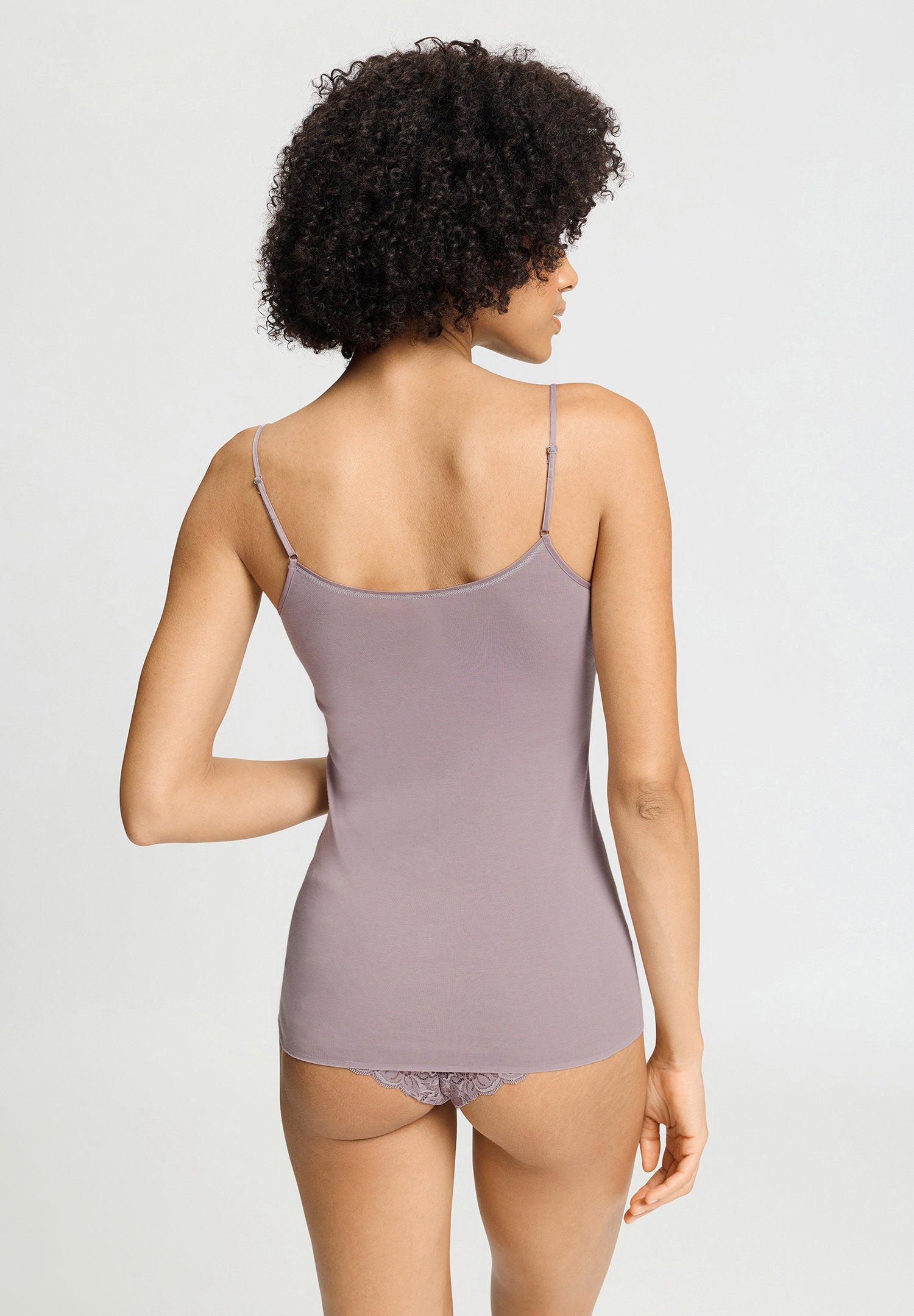 hanro-cotton-seamless-071601-spaghettitop-stormy-rose-baumwolle image 5