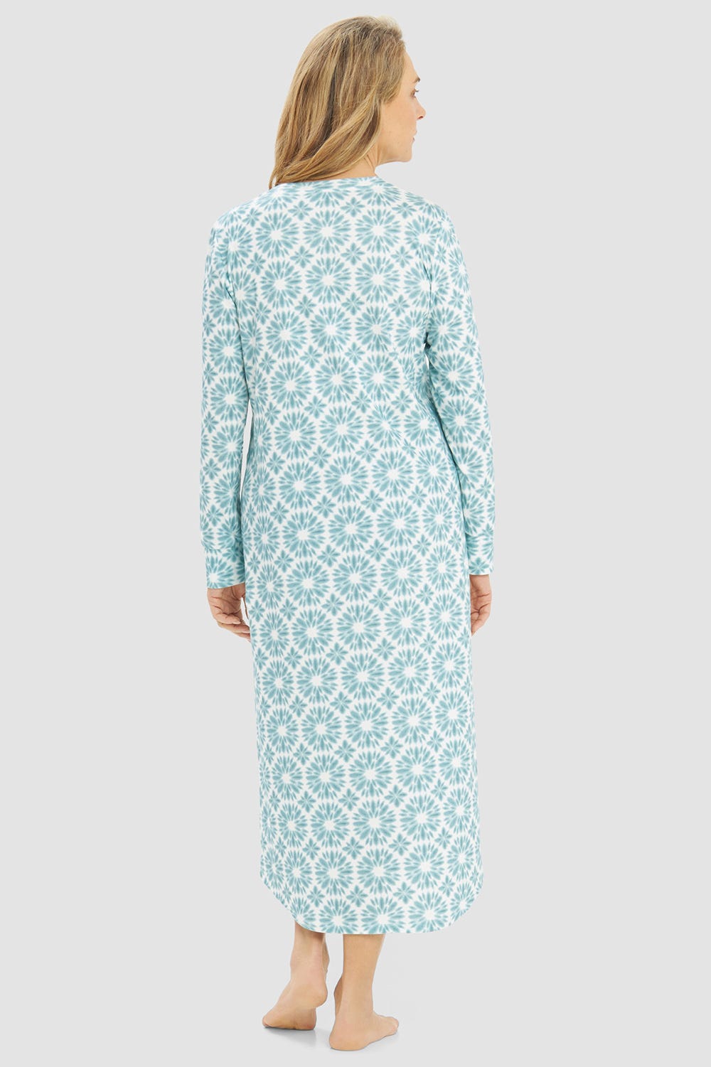 r-sch-be-happy-nachthemd-maxi-t-rkis-grafikdruck-taschen image 3