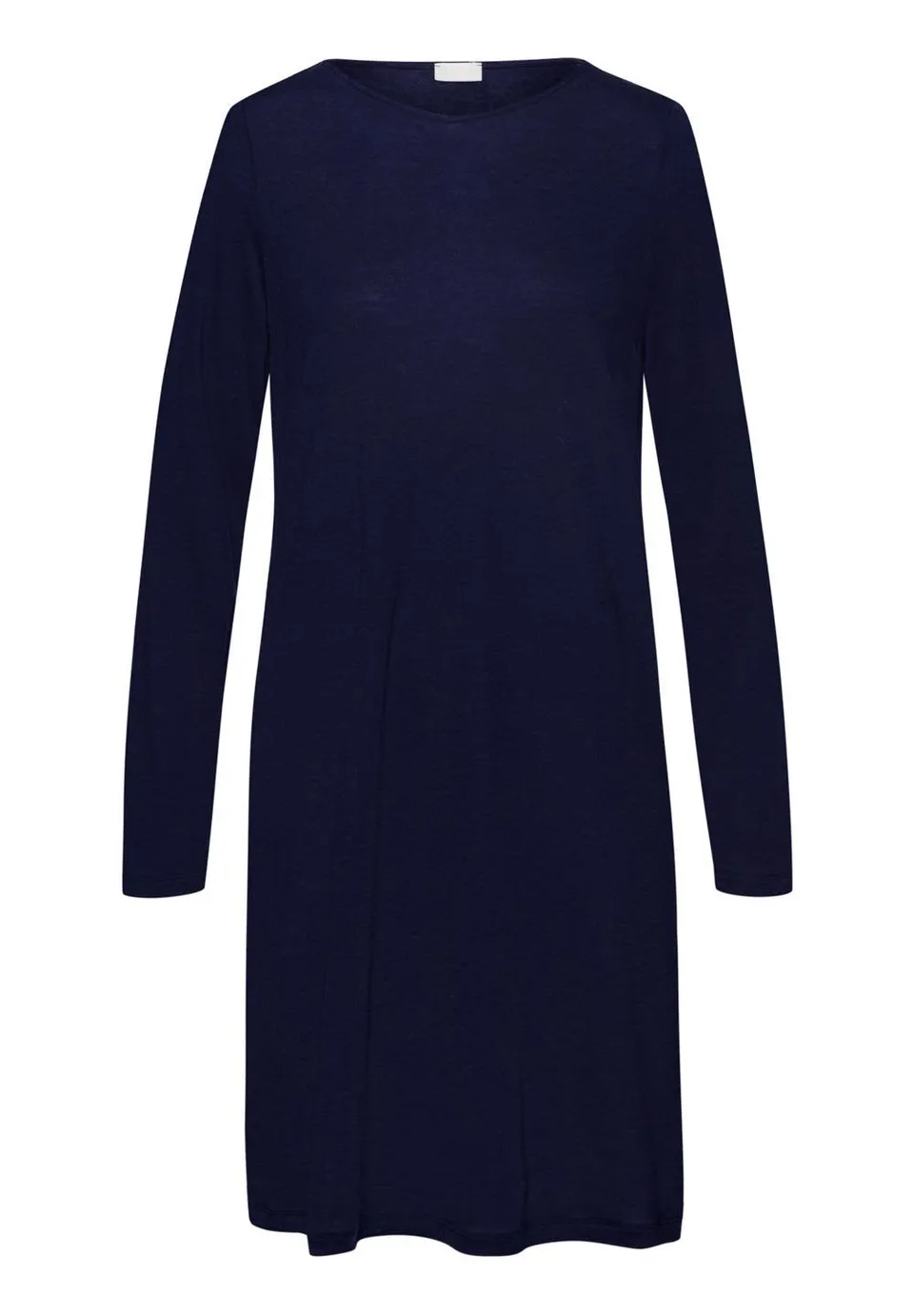hanro-natural-wear-dress-kleid-evening-blue-tencel-langarm image 1