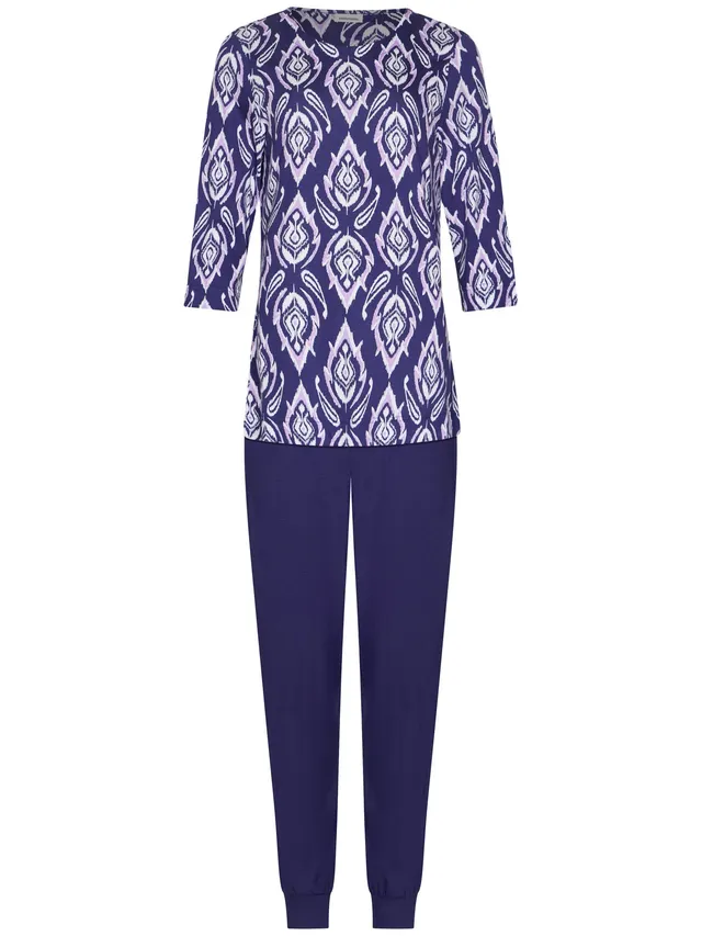 pastunette-purple-haze-pyjama-lila-modal-baumwolle image 1