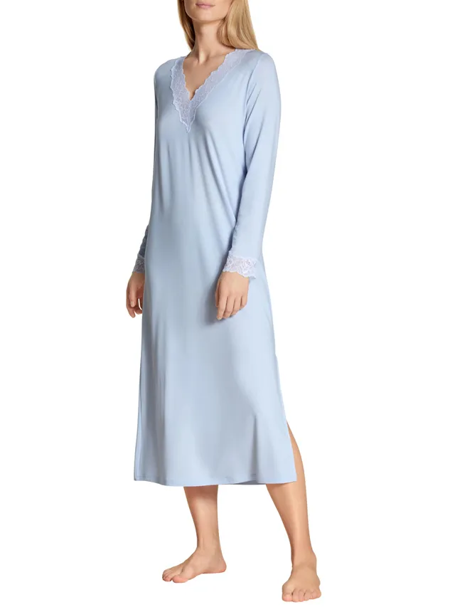 calida-elegant-dreams-nachthemd-damen-baumwolle-v-ausschnitt image 1