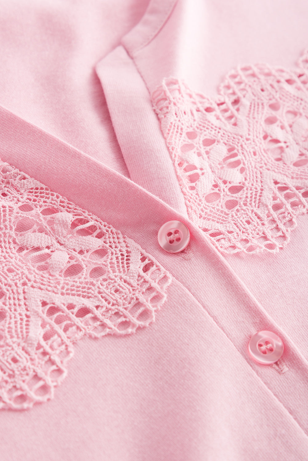 r-sch-be-happy-nachthemd-3-4-arm-rosa-mit-spitze image 5