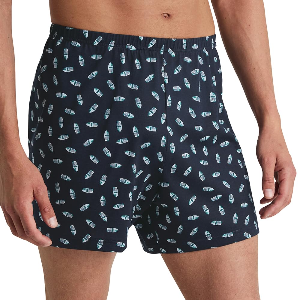 calida-prints-boxershorts-herren-slate-grey-1er-pack-baumwolle image 1