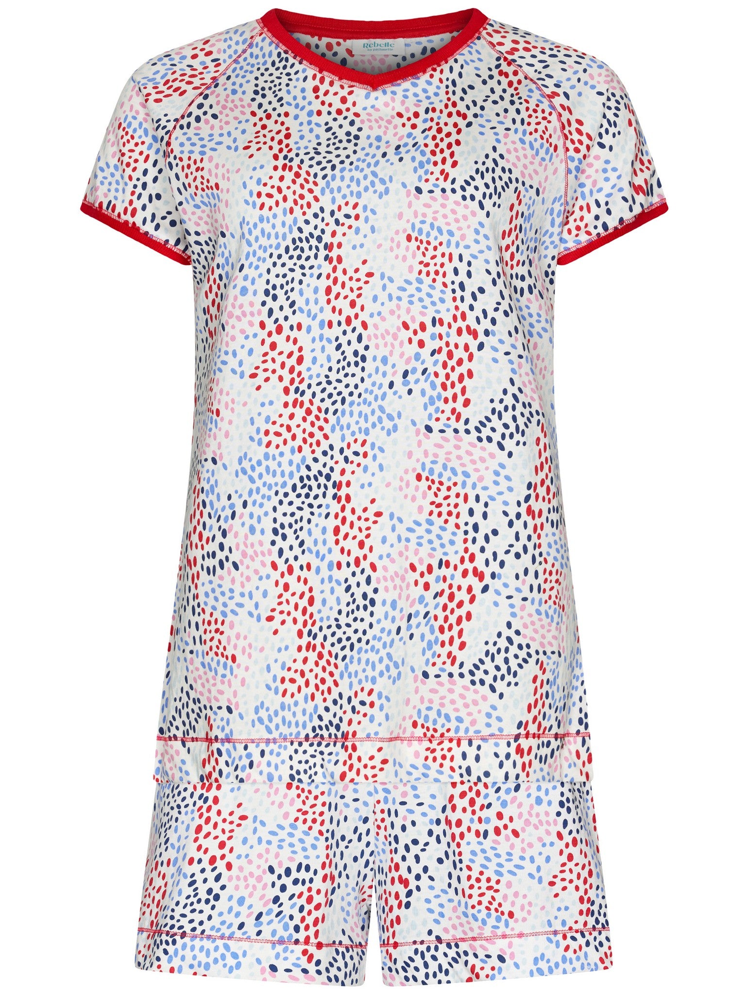 myrebelle-tropic-blush-shortama-wei-bio-baumwolle image 1